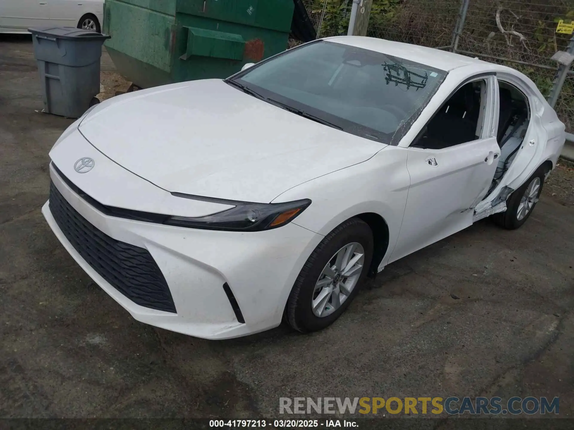 2 Photograph of a damaged car 4T1DAACK9SU503003 TOYOTA CAMRY 2025