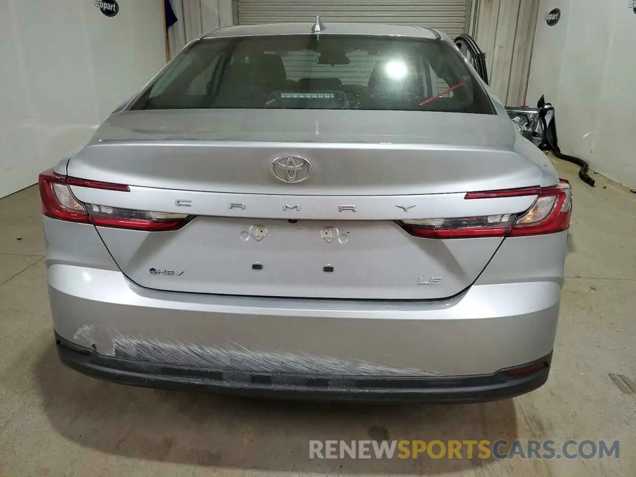 6 Photograph of a damaged car 4T1DAACKXSU034293 TOYOTA CAMRY 2025