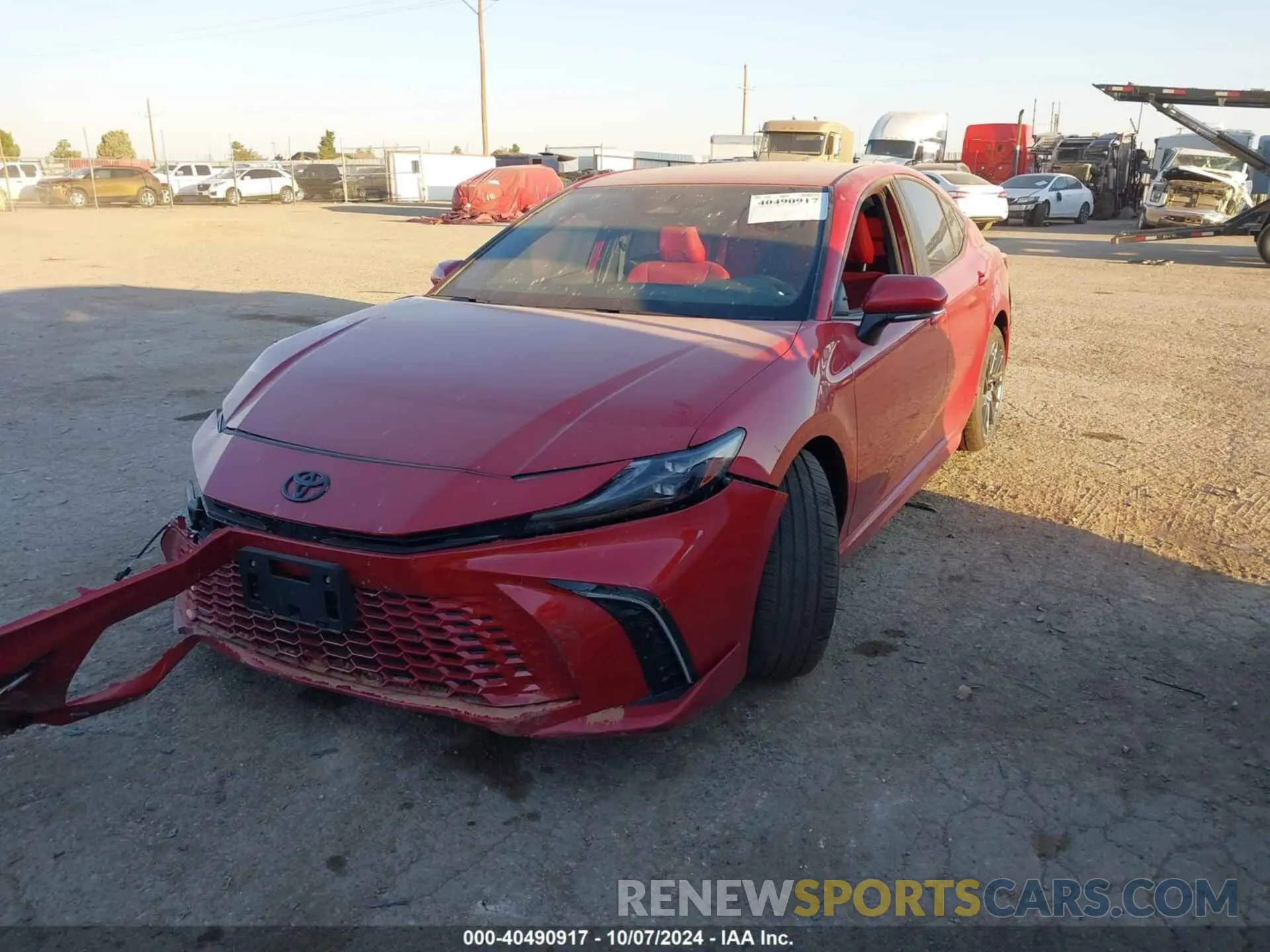 2 Photograph of a damaged car 4T1DAACKXSU043513 TOYOTA CAMRY 2025