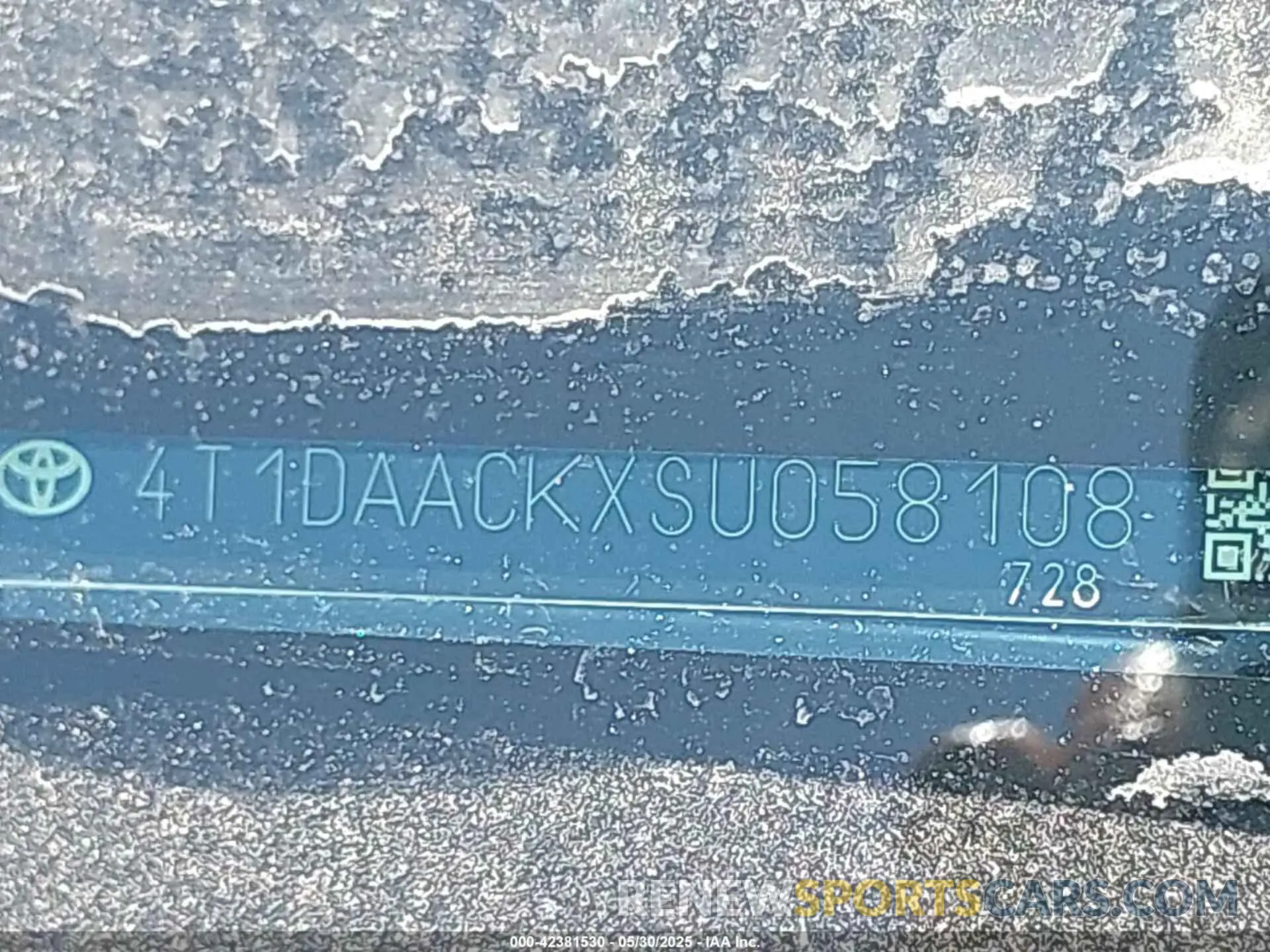 9 Photograph of a damaged car 4T1DAACKXSU058108 TOYOTA CAMRY 2025