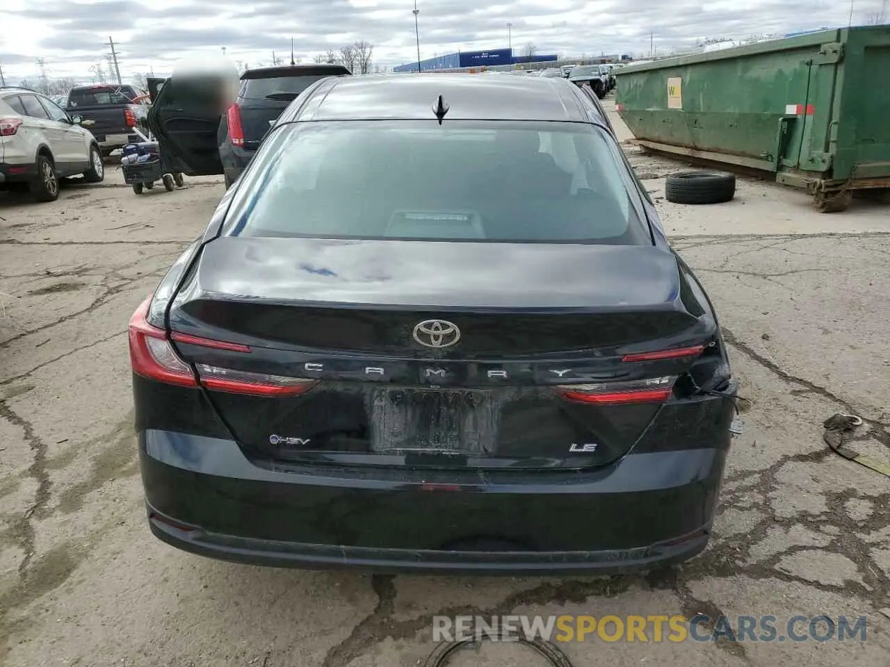 6 Photograph of a damaged car 4T1DAACKXSU073157 TOYOTA CAMRY 2025