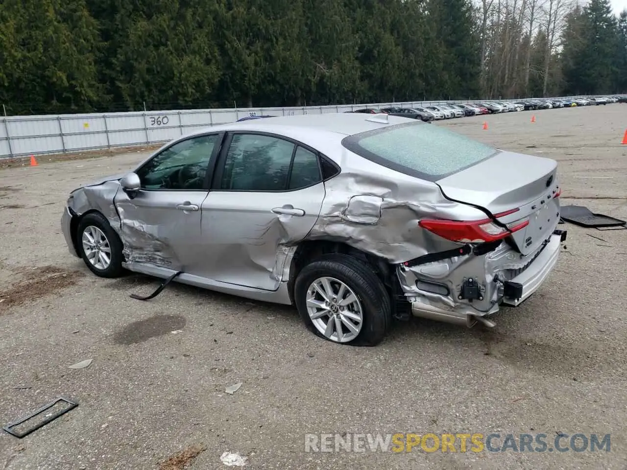 2 Photograph of a damaged car 4T1DBADK0SU515018 TOYOTA CAMRY 2025