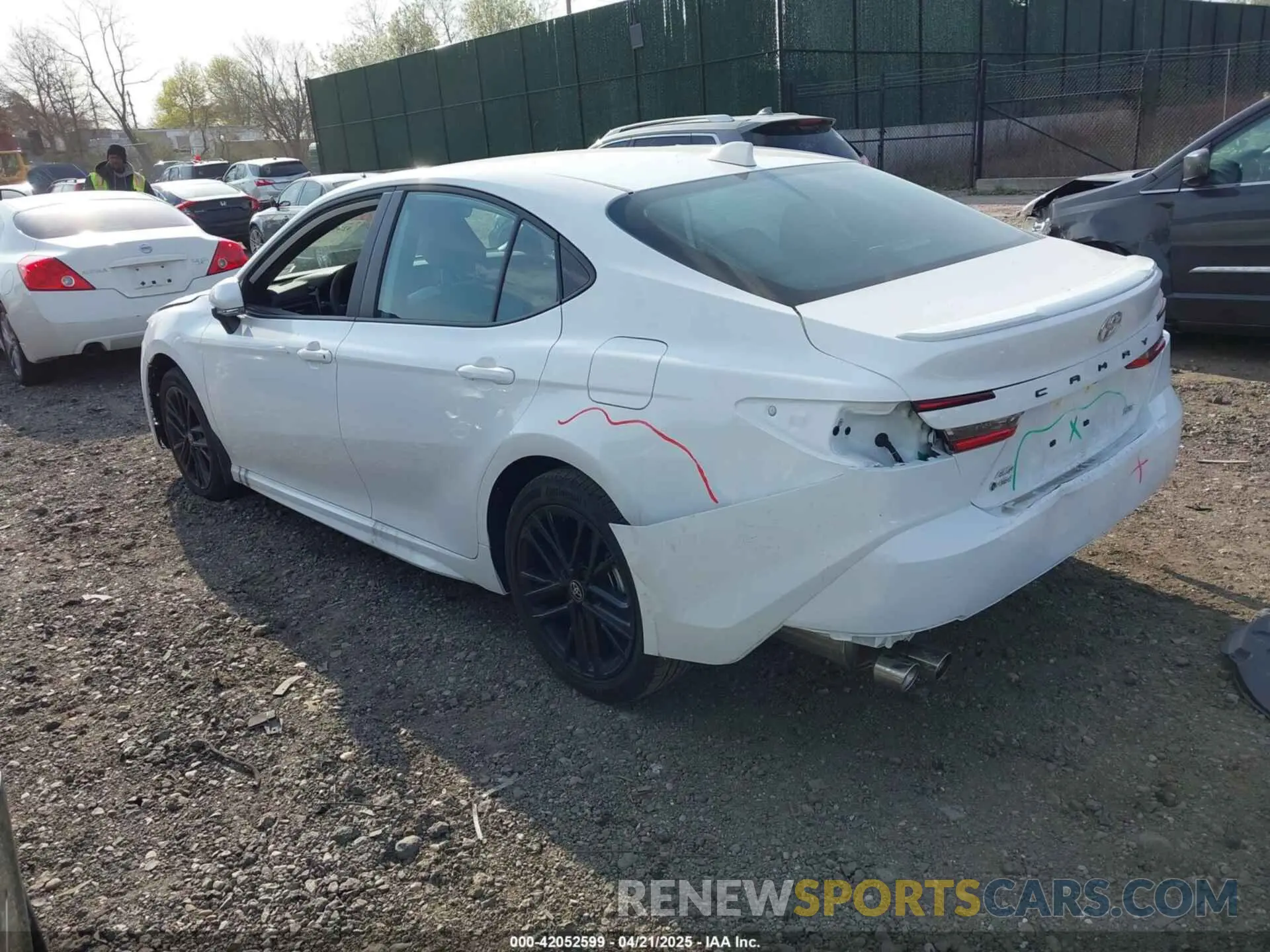 3 Photograph of a damaged car 4T1DBADK0SU526035 TOYOTA CAMRY 2025