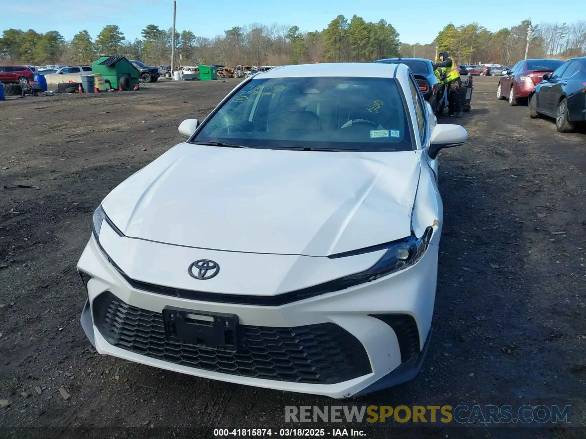 12 Photograph of a damaged car 4T1DBADK3SU518334 TOYOTA CAMRY 2025
