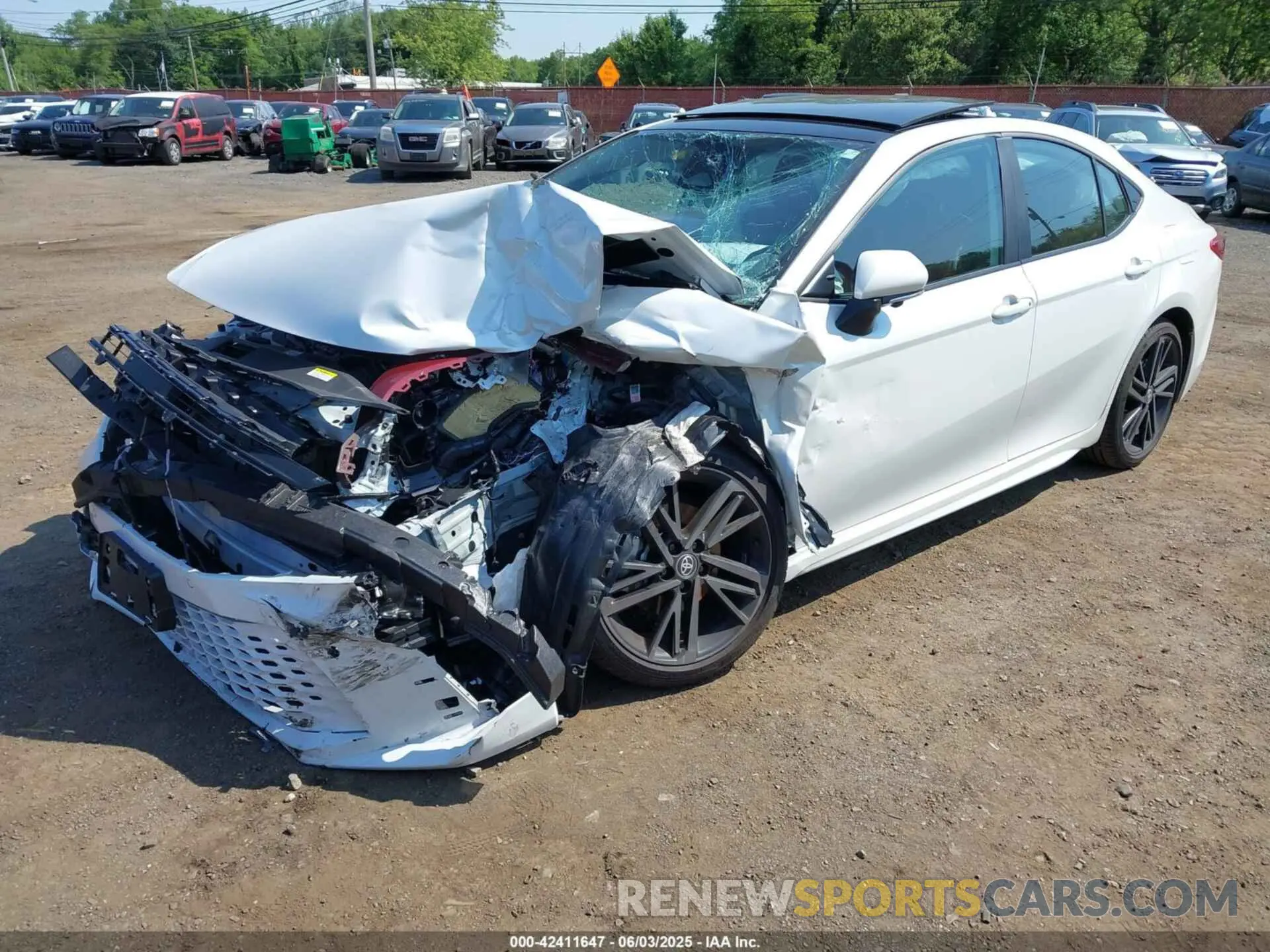 2 Photograph of a damaged car 4T1DBADK4SU509867 TOYOTA CAMRY 2025