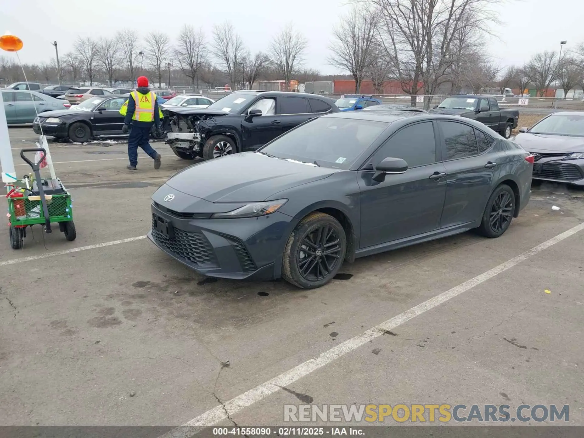 2 Photograph of a damaged car 4T1DBADK8SU009193 TOYOTA CAMRY 2025