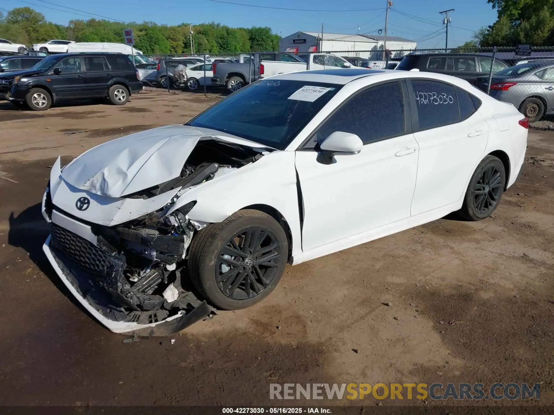 2 Photograph of a damaged car 4T1DBADK8SU519611 TOYOTA CAMRY 2025