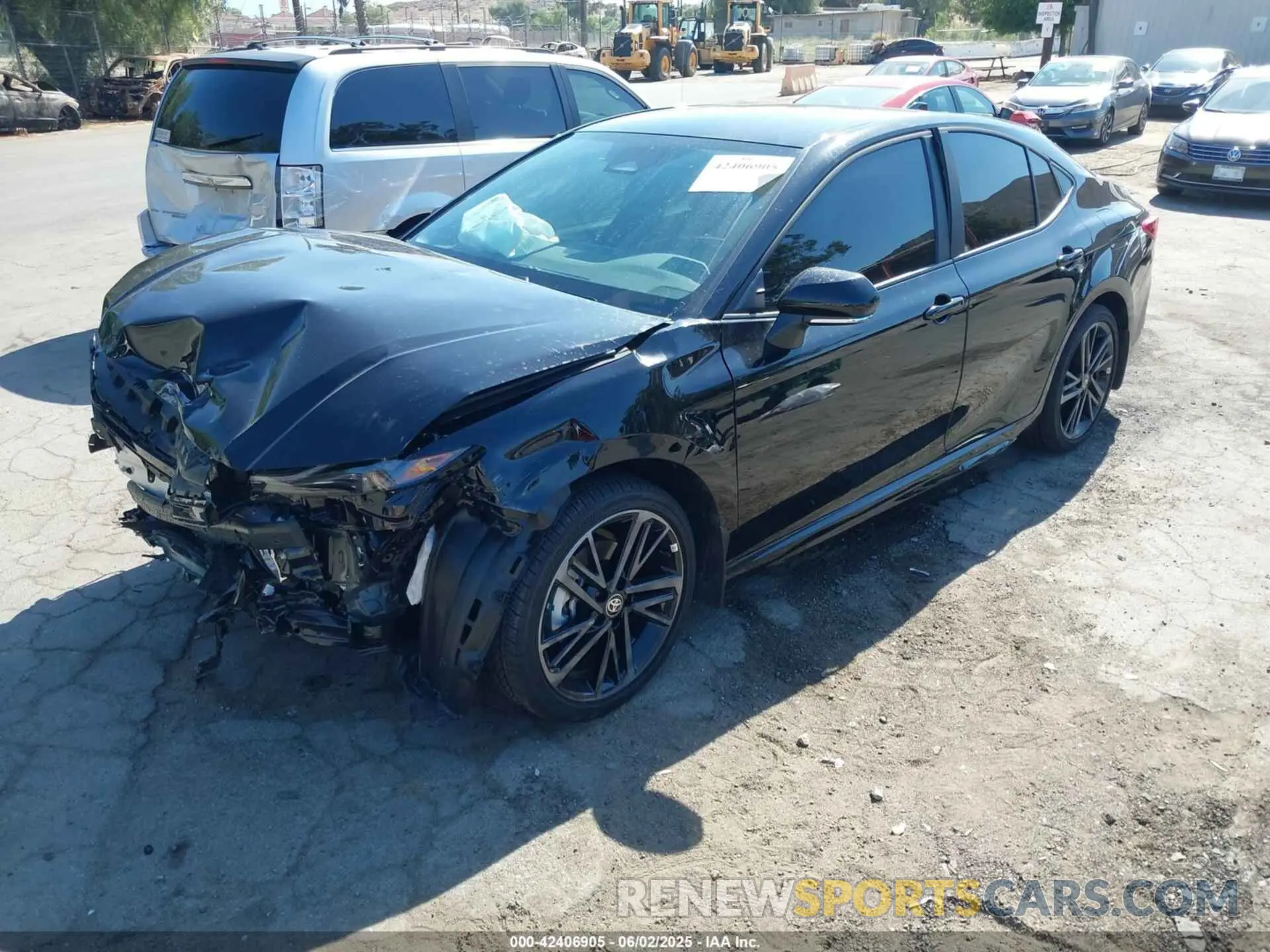 2 Photograph of a damaged car 4T1DBADK8SU527594 TOYOTA CAMRY 2025
