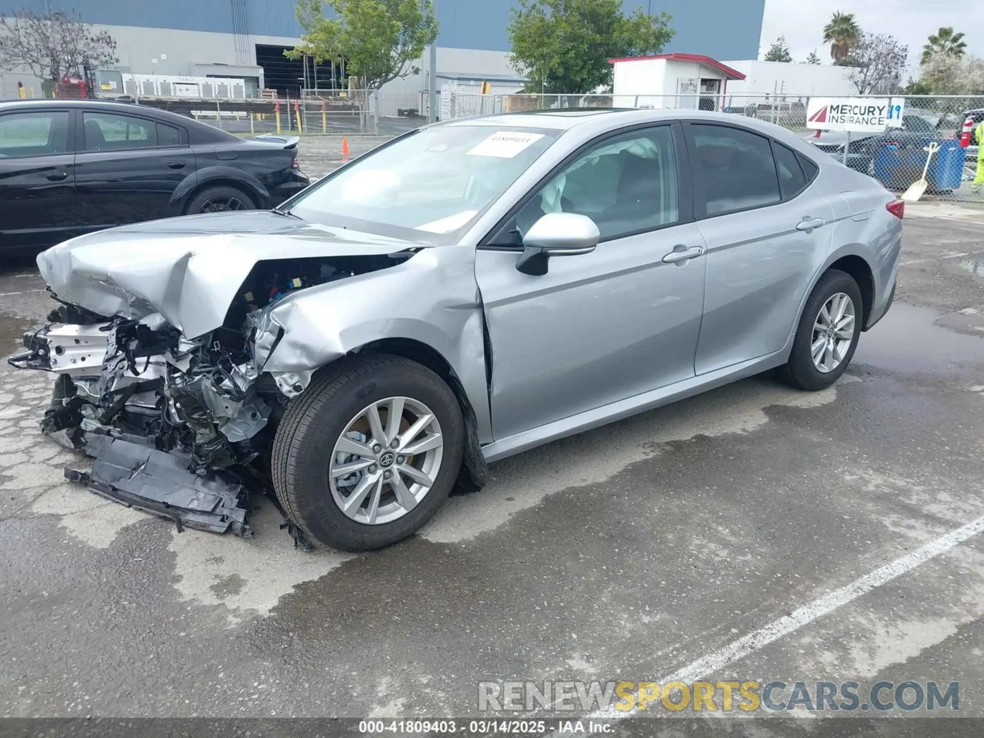 2 Photograph of a damaged car 4T1DBADK9SU017951 TOYOTA CAMRY 2025