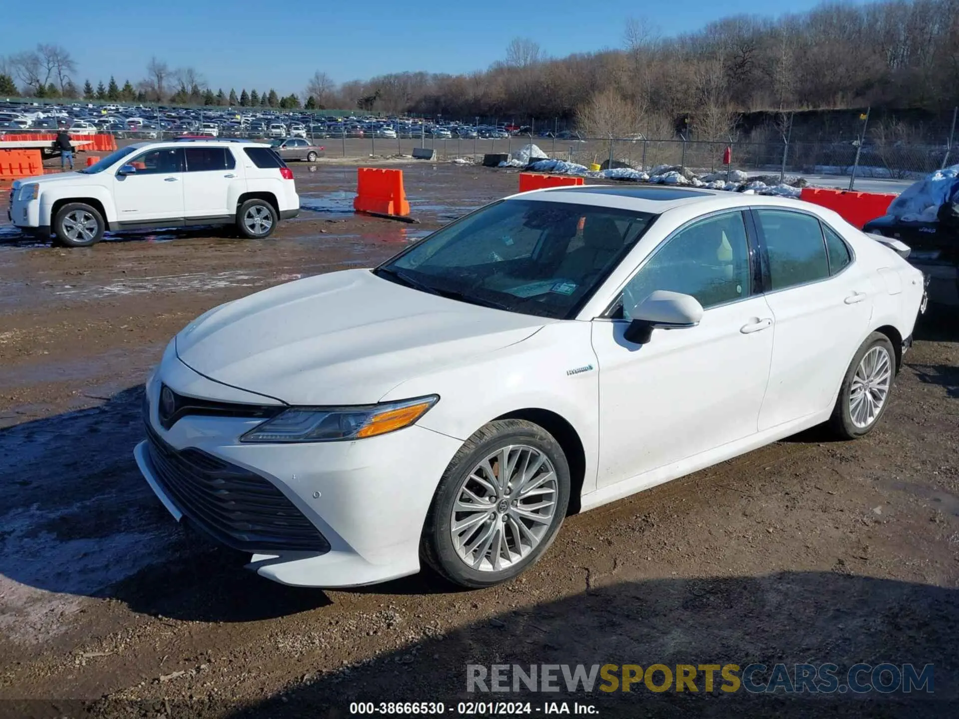 2 Photograph of a damaged car 4T1B21HK1KU516048 TOYOTA CAMRY HYBRID 2019