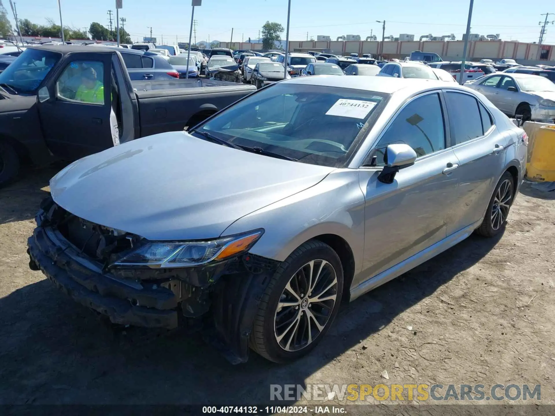2 Photograph of a damaged car 4T1B21HK3KU521493 TOYOTA CAMRY HYBRID 2019