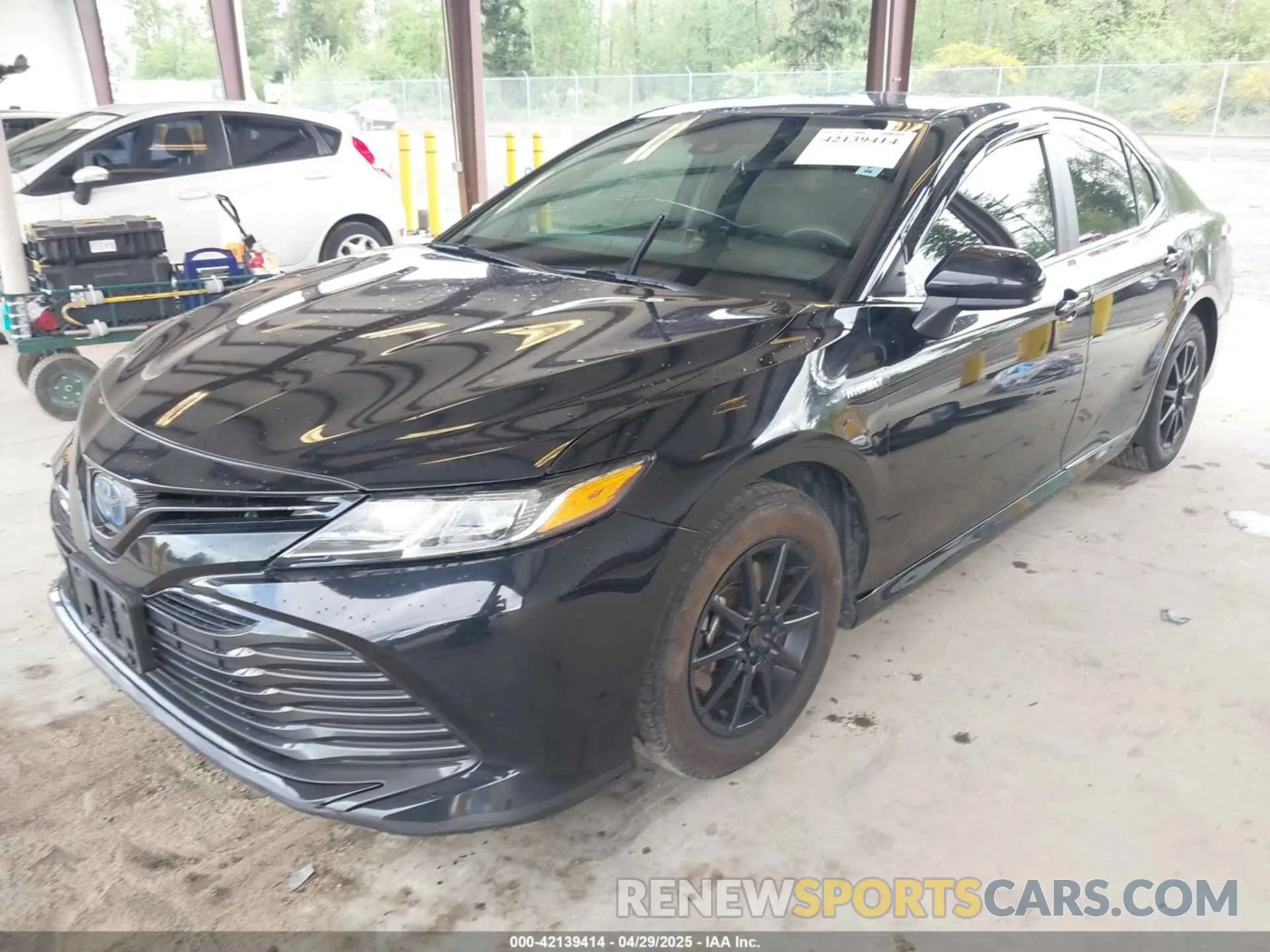 2 Photograph of a damaged car 4T1B31HK3KU517800 TOYOTA CAMRY HYBRID 2019