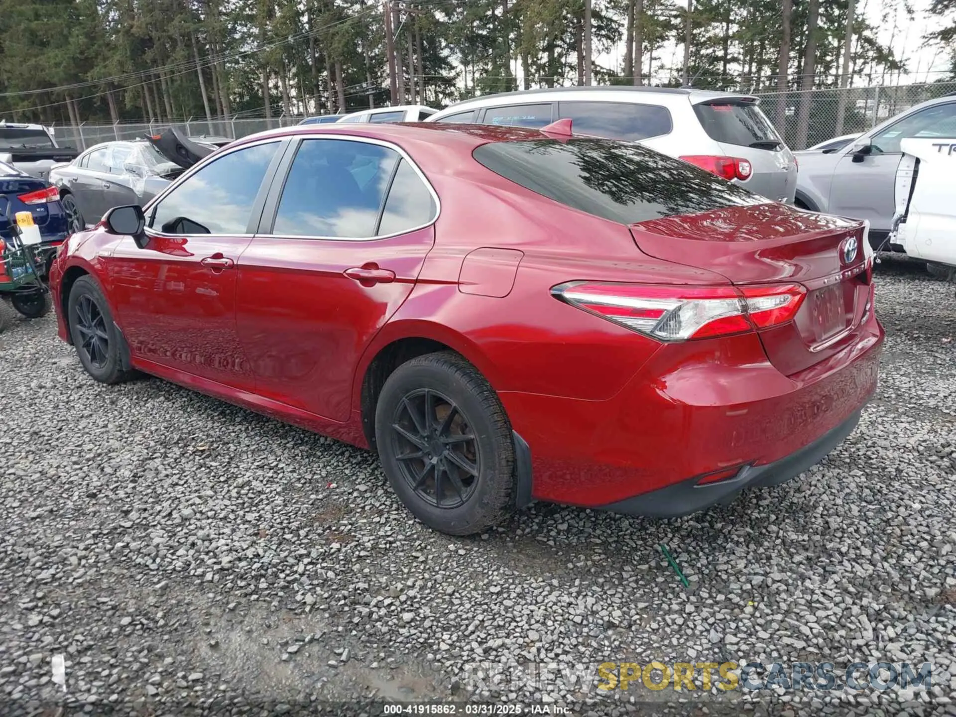 3 Photograph of a damaged car 4T1B31HK4KU516638 TOYOTA CAMRY HYBRID 2019