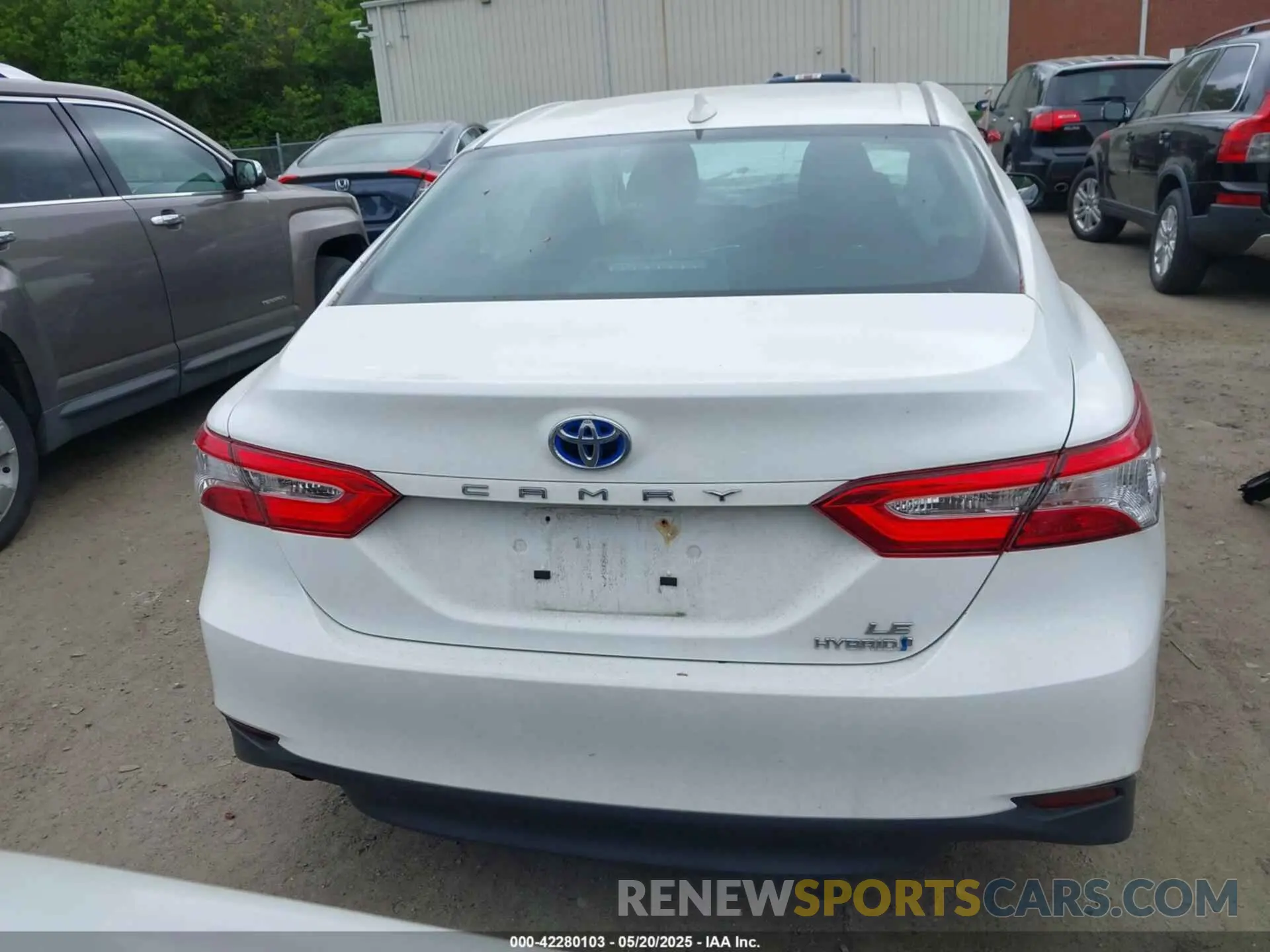16 Photograph of a damaged car 4T1B31HK8KU008558 TOYOTA CAMRY HYBRID 2019
