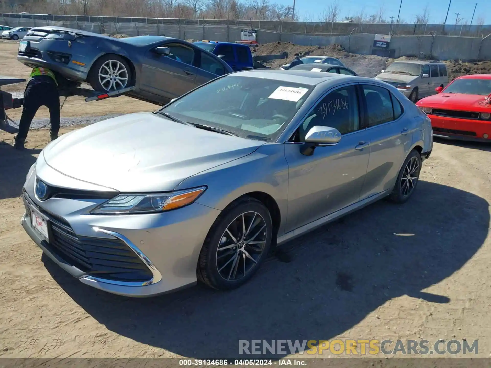 2 Photograph of a damaged car 4T1F31AK9RU073733 TOYOTA CAMRY HYBRID 2024