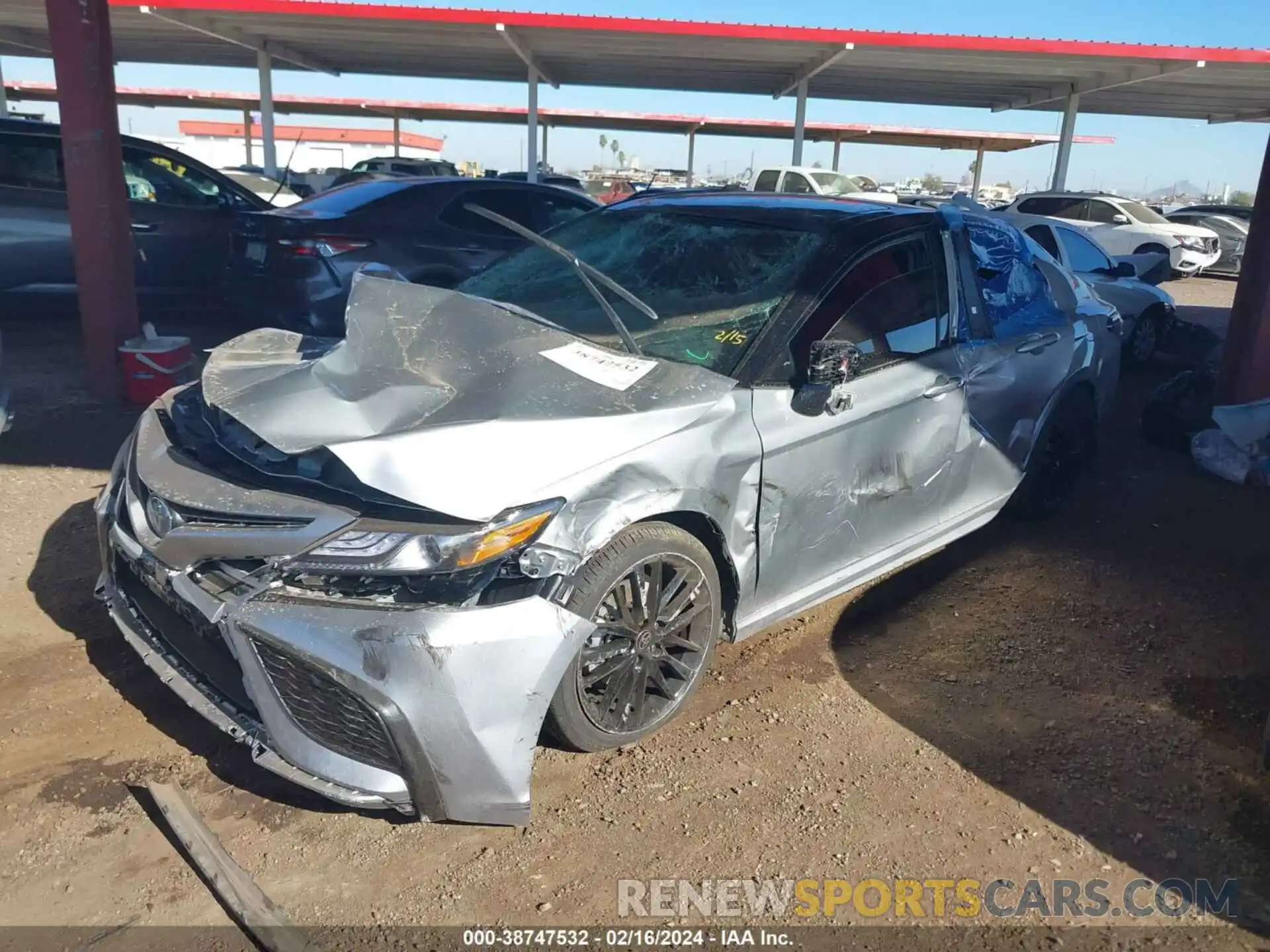 2 Photograph of a damaged car 4T1K31AK4RU076151 TOYOTA CAMRY HYBRID 2024