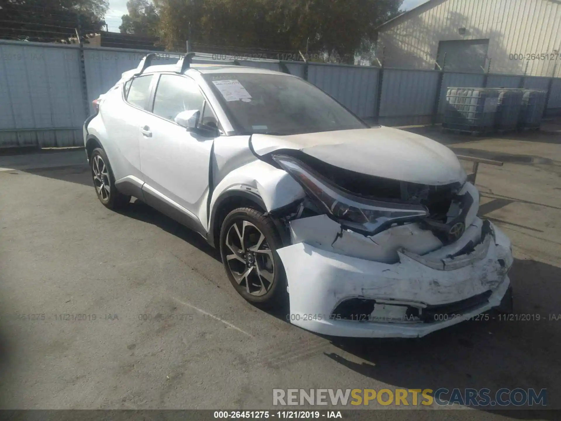 1 Photograph of a damaged car KTNKHMBX1K1061630 TOYOTA CHR 2019