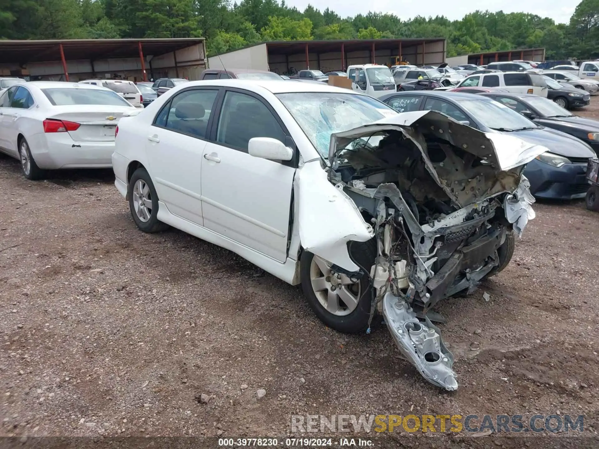 1 Photograph of a damaged car 1NXBR32E25Z390653 TOYOTA COROLLA 2005