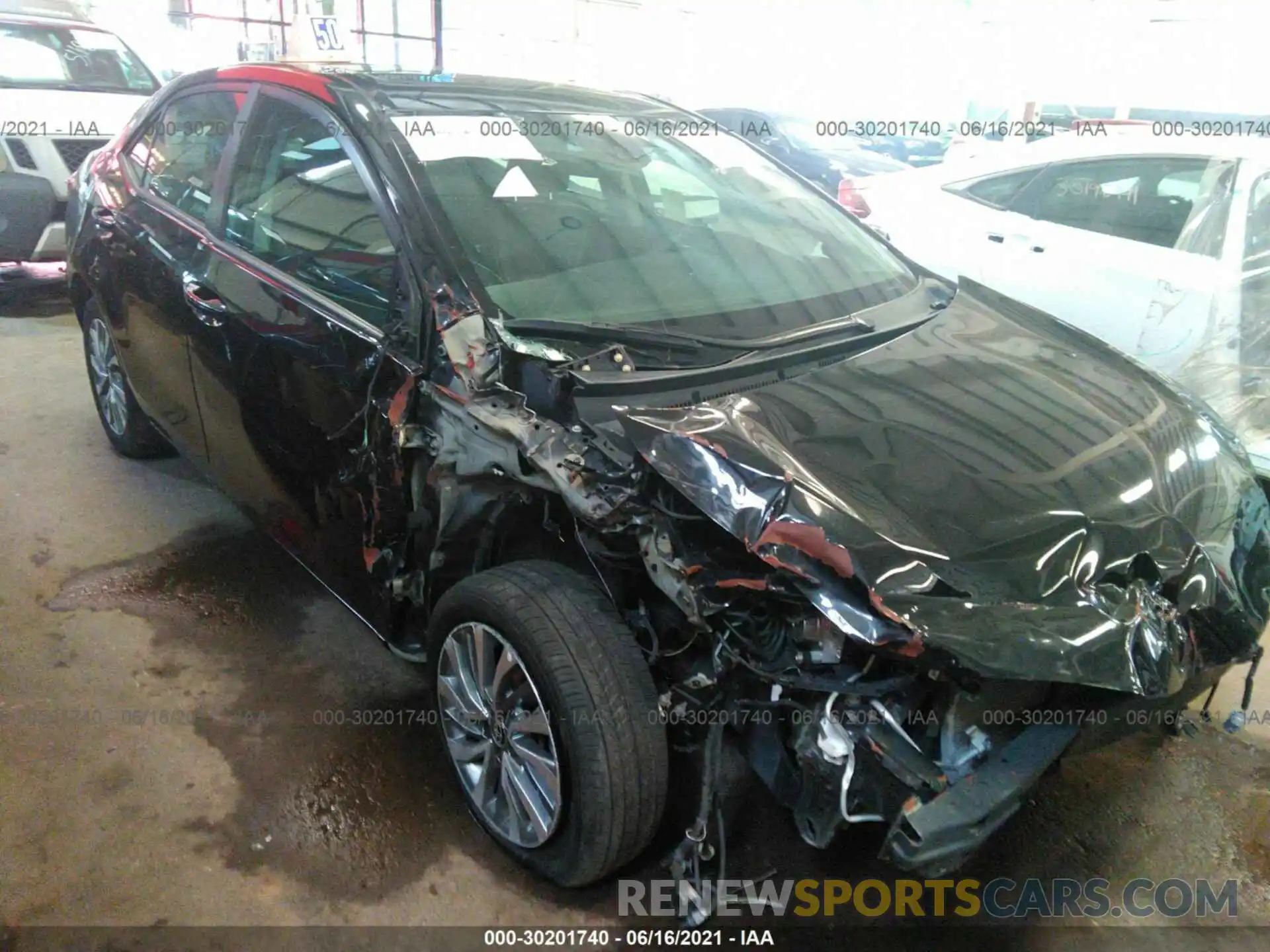 1 Photograph of a damaged car 00000000000140670 TOYOTA COROLLA 2019