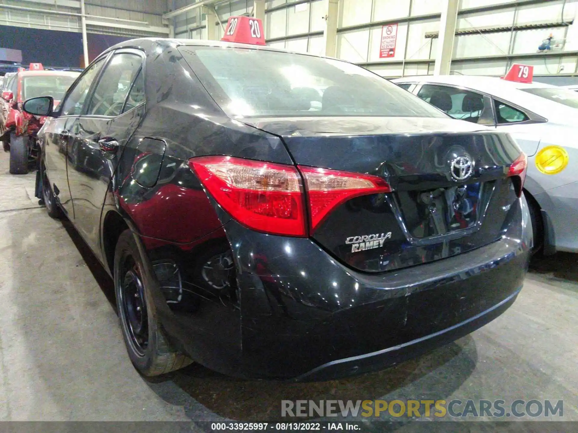 3 Photograph of a damaged car 001BURHE3KC165003 TOYOTA COROLLA 2019