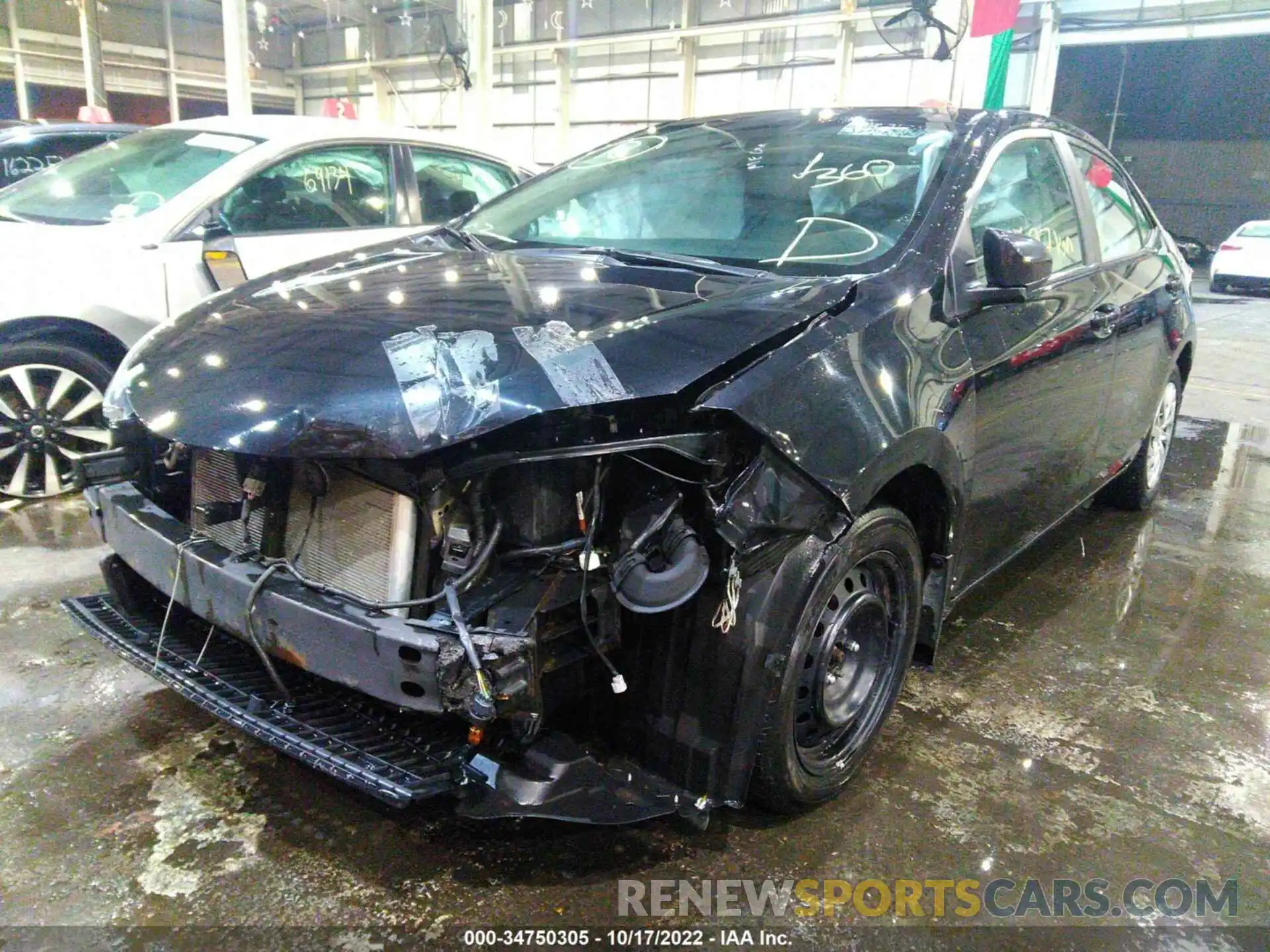 2 Photograph of a damaged car 001BURHE4KC225211 TOYOTA COROLLA 2019