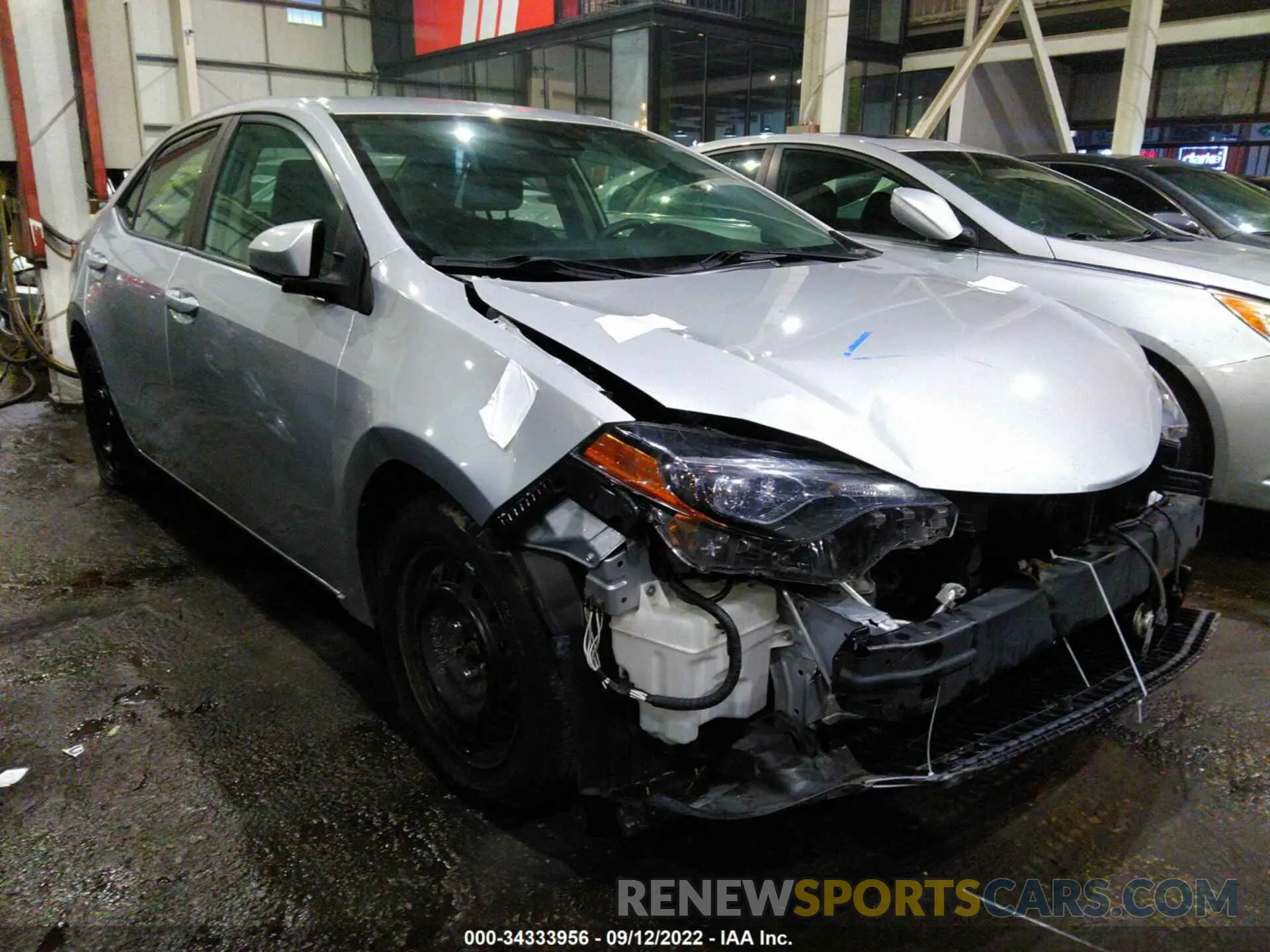 1 Photograph of a damaged car 001BURHE5KC195409 TOYOTA COROLLA 2019