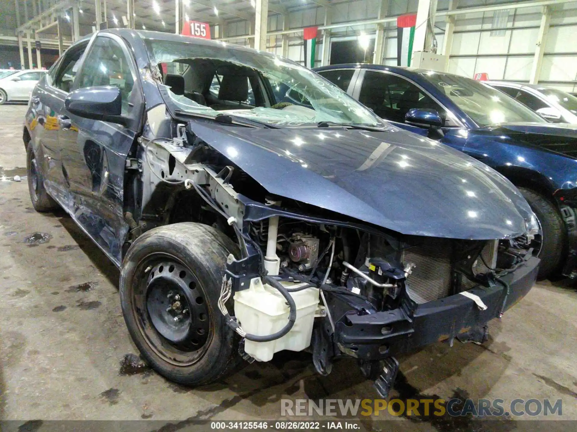 1 Photograph of a damaged car 001BURHE6KC158272 TOYOTA COROLLA 2019