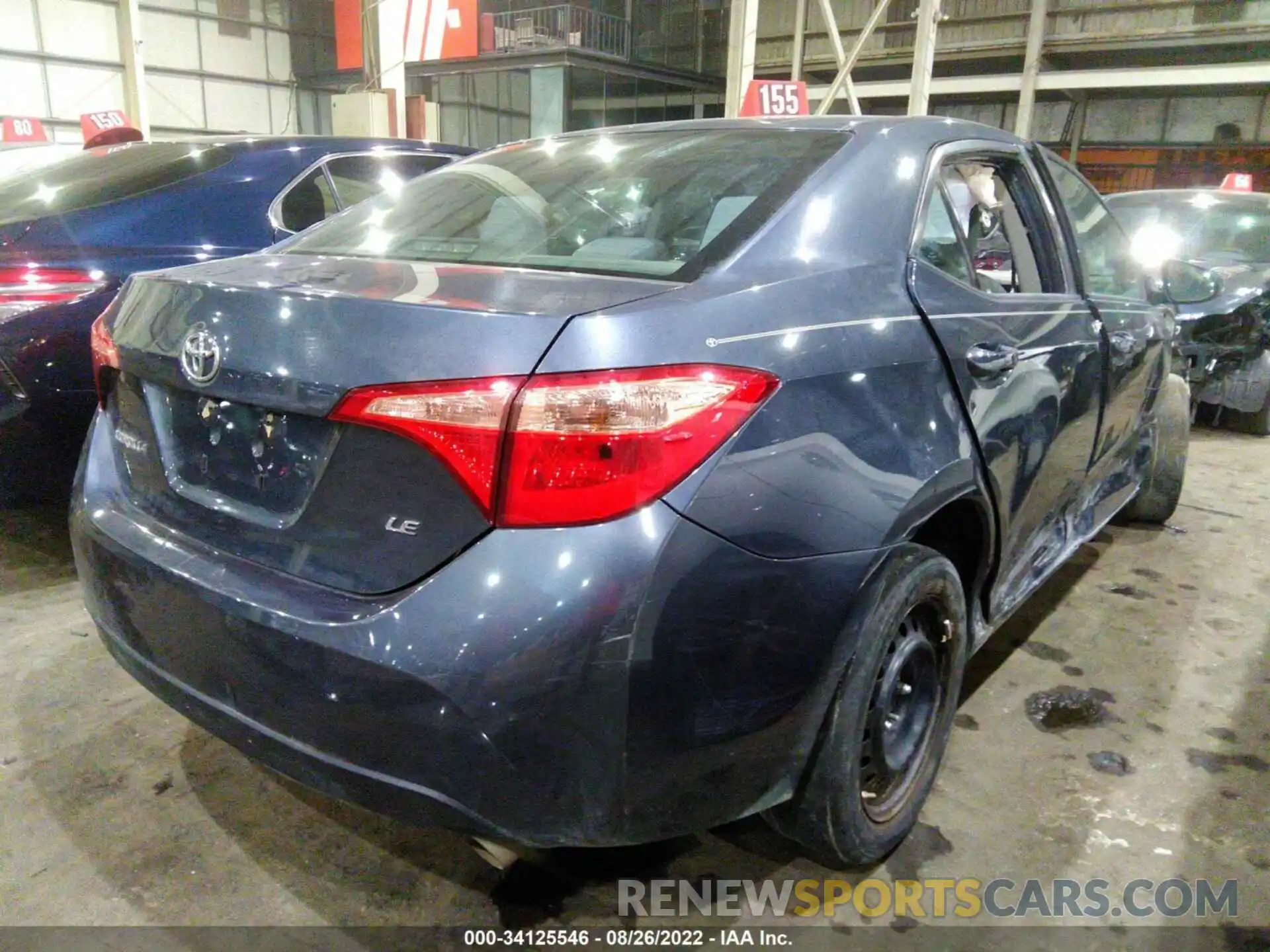 4 Photograph of a damaged car 001BURHE6KC158272 TOYOTA COROLLA 2019