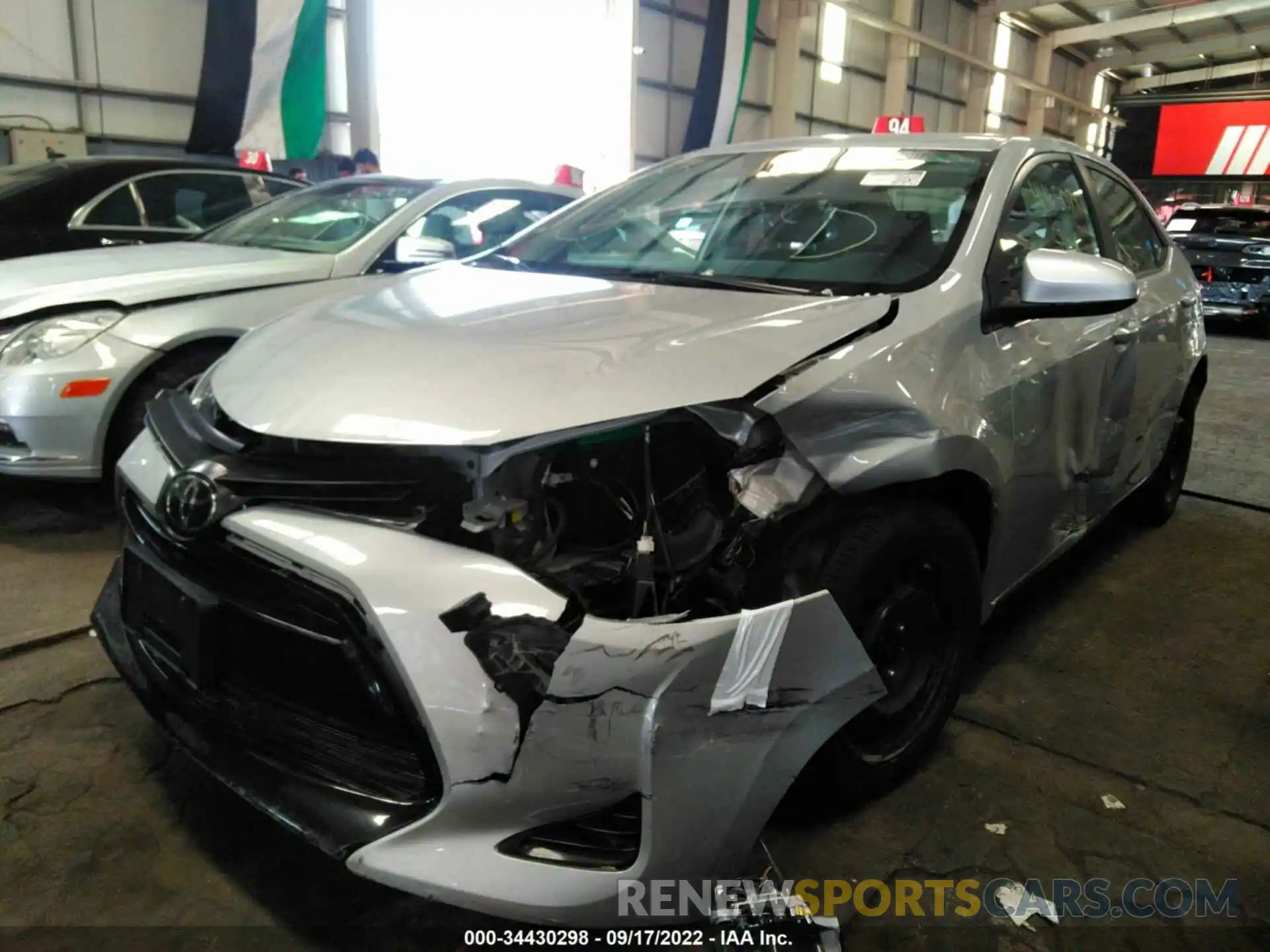 2 Photograph of a damaged car 001BURHE7KC232881 TOYOTA COROLLA 2019