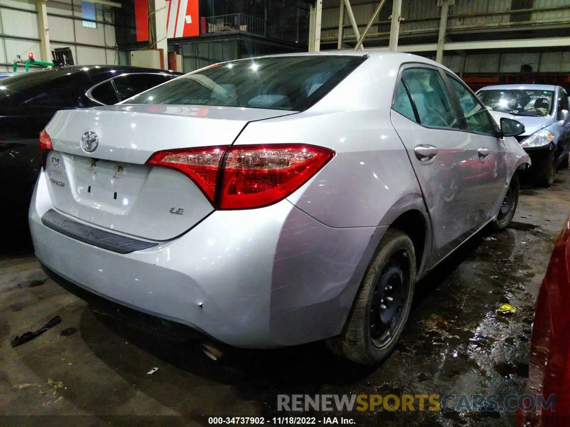 4 Photograph of a damaged car 001BURHE8KC146267 TOYOTA COROLLA 2019