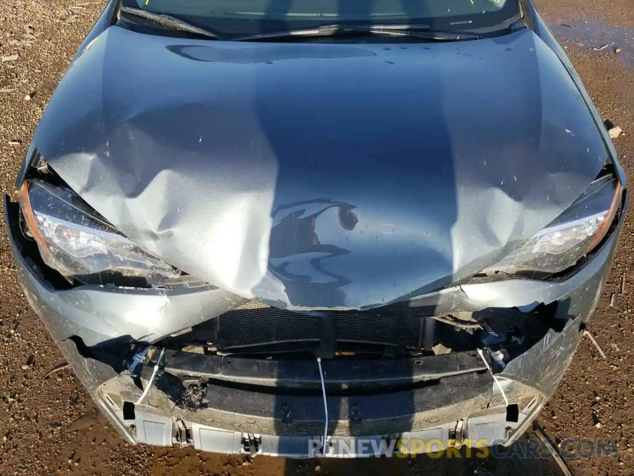 7 Photograph of a damaged car 2T1BPRHE2KC185590 TOYOTA COROLLA 2019