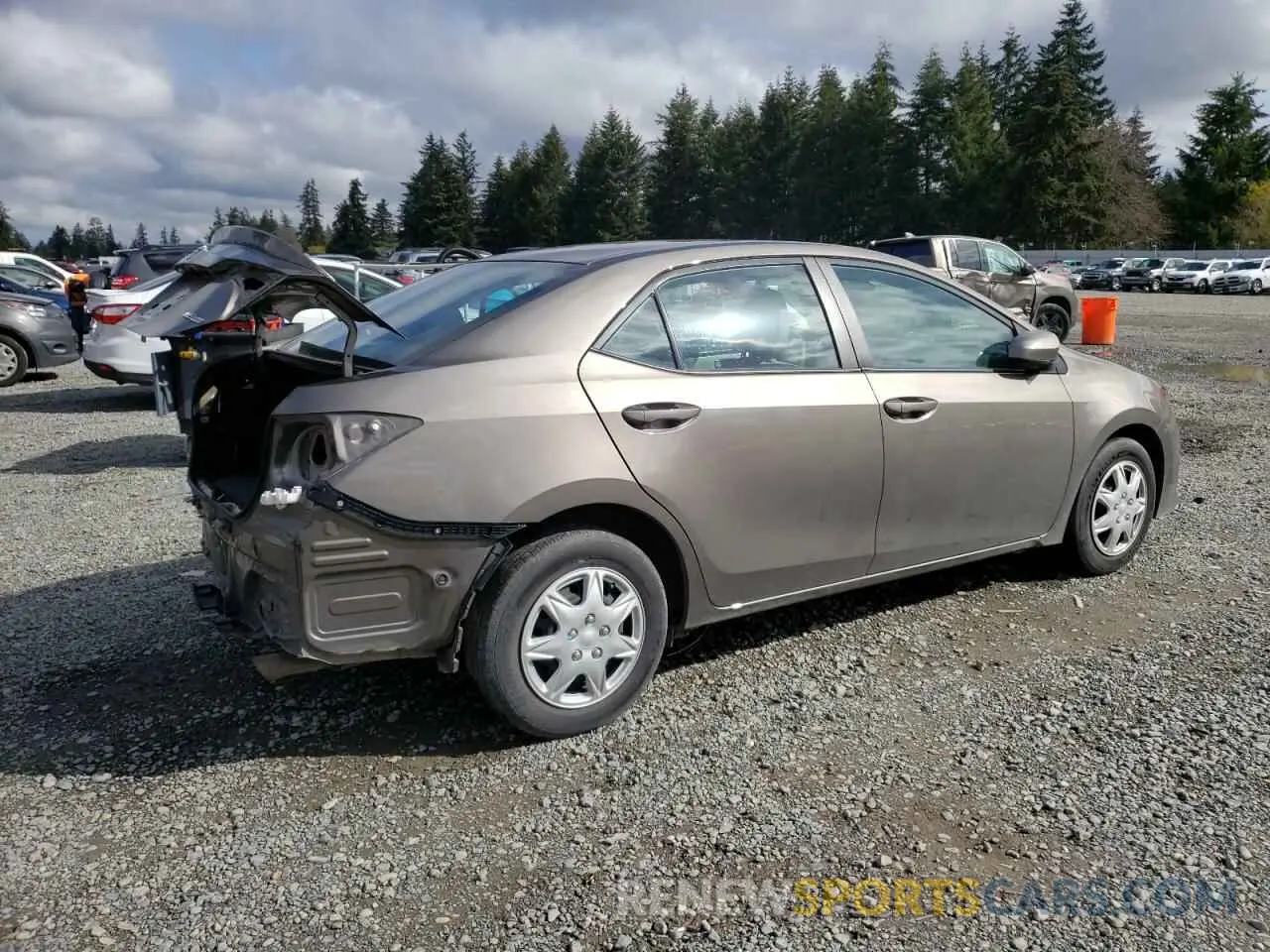 3 Photograph of a damaged car 2T1BPRHE2KC214067 TOYOTA COROLLA 2019