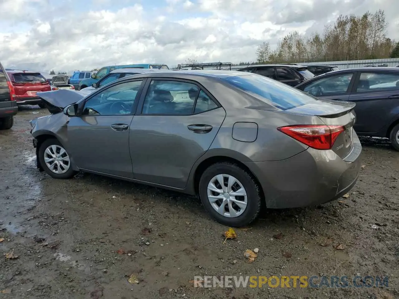 2 Photograph of a damaged car 2T1BPRHE5KC215536 TOYOTA COROLLA 2019