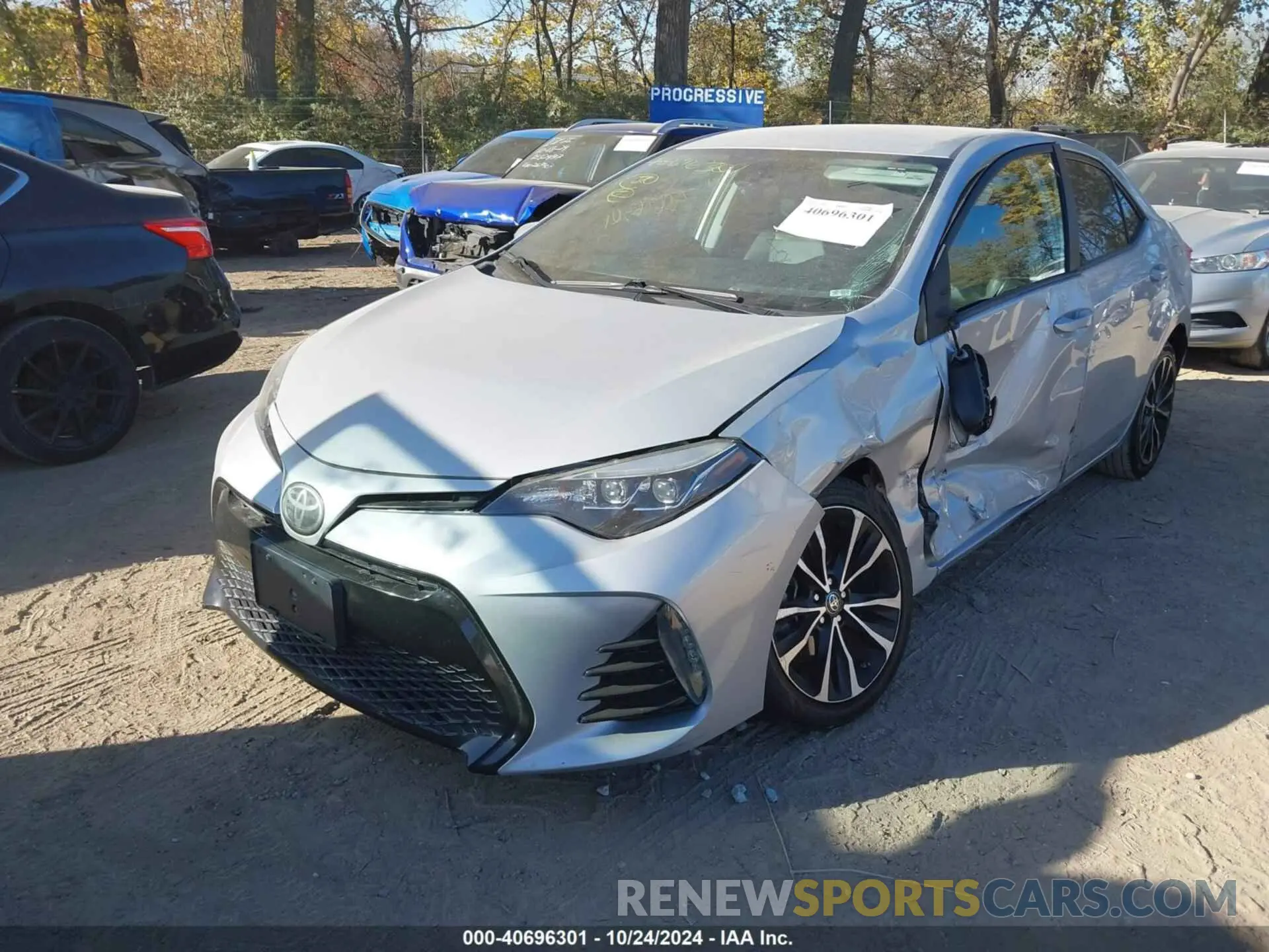 2 Photograph of a damaged car 2T1BURHE0KC126045 TOYOTA COROLLA 2019