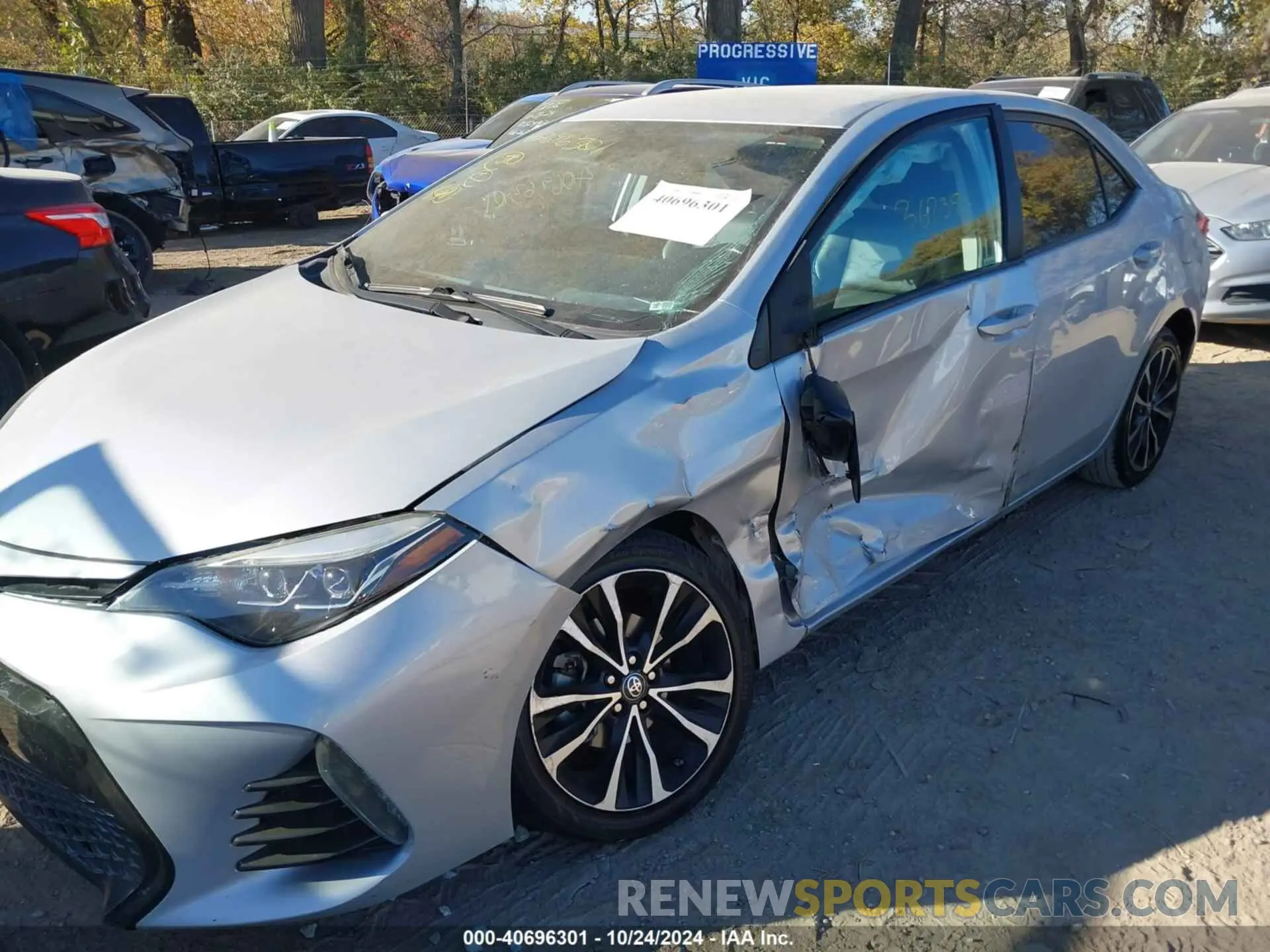 6 Photograph of a damaged car 2T1BURHE0KC126045 TOYOTA COROLLA 2019