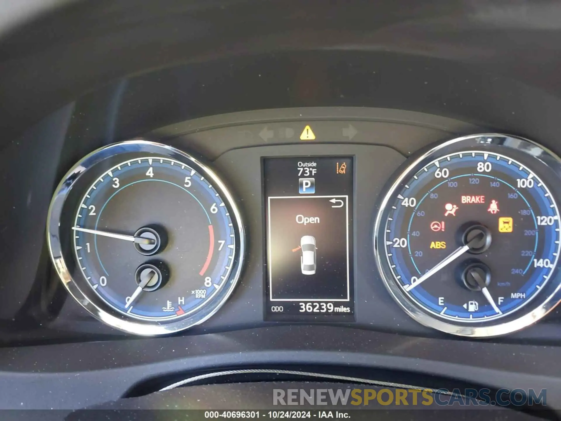7 Photograph of a damaged car 2T1BURHE0KC126045 TOYOTA COROLLA 2019