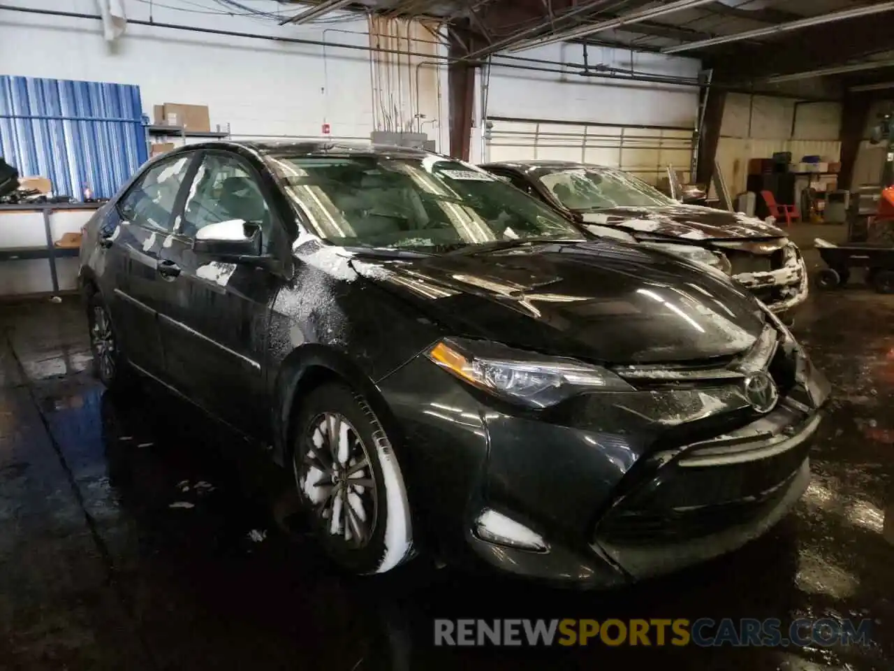 1 Photograph of a damaged car 2T1BURHE0KC126708 TOYOTA COROLLA 2019