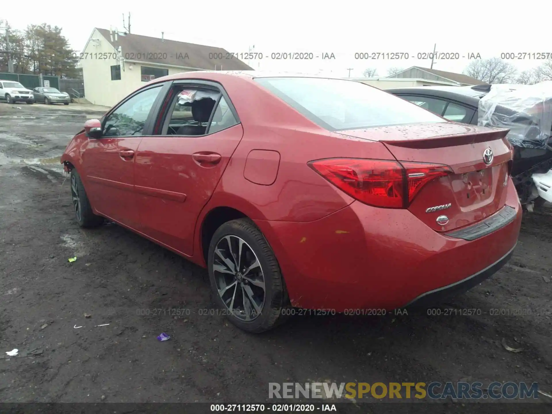 3 Photograph of a damaged car 2T1BURHE0KC127714 TOYOTA COROLLA 2019