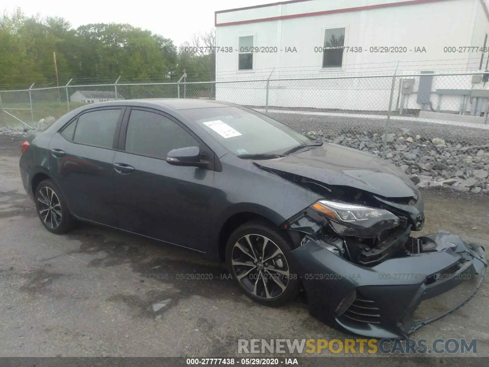 1 Photograph of a damaged car 2T1BURHE0KC134047 TOYOTA COROLLA 2019