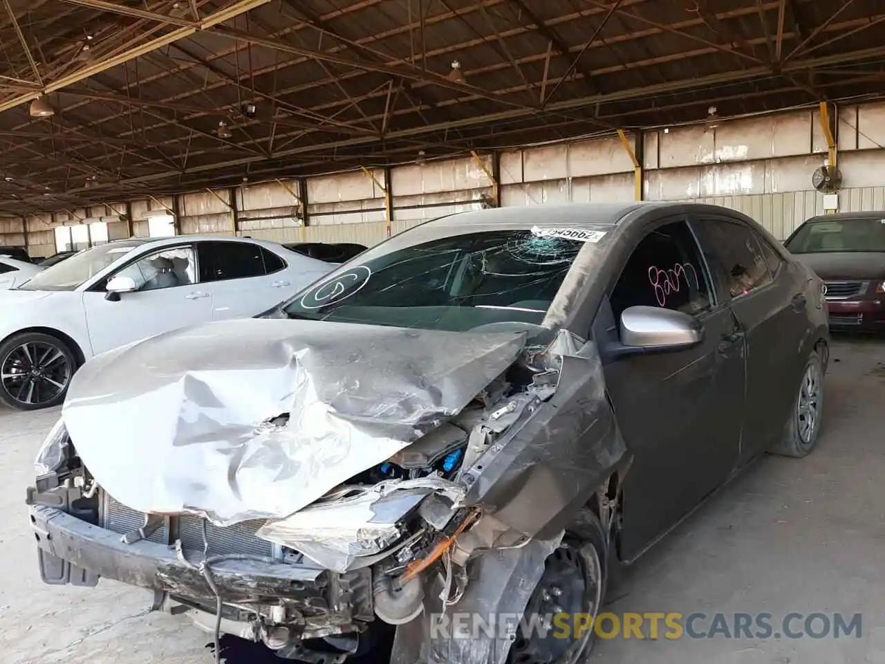 9 Photograph of a damaged car 2T1BURHE0KC135070 TOYOTA COROLLA 2019