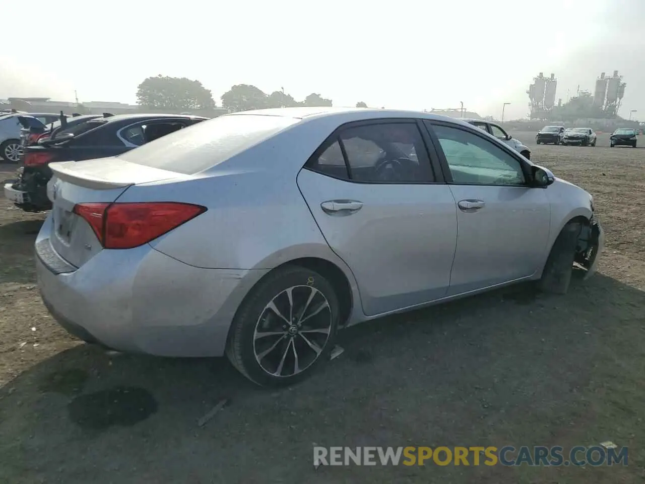 3 Photograph of a damaged car 2T1BURHE0KC141287 TOYOTA COROLLA 2019