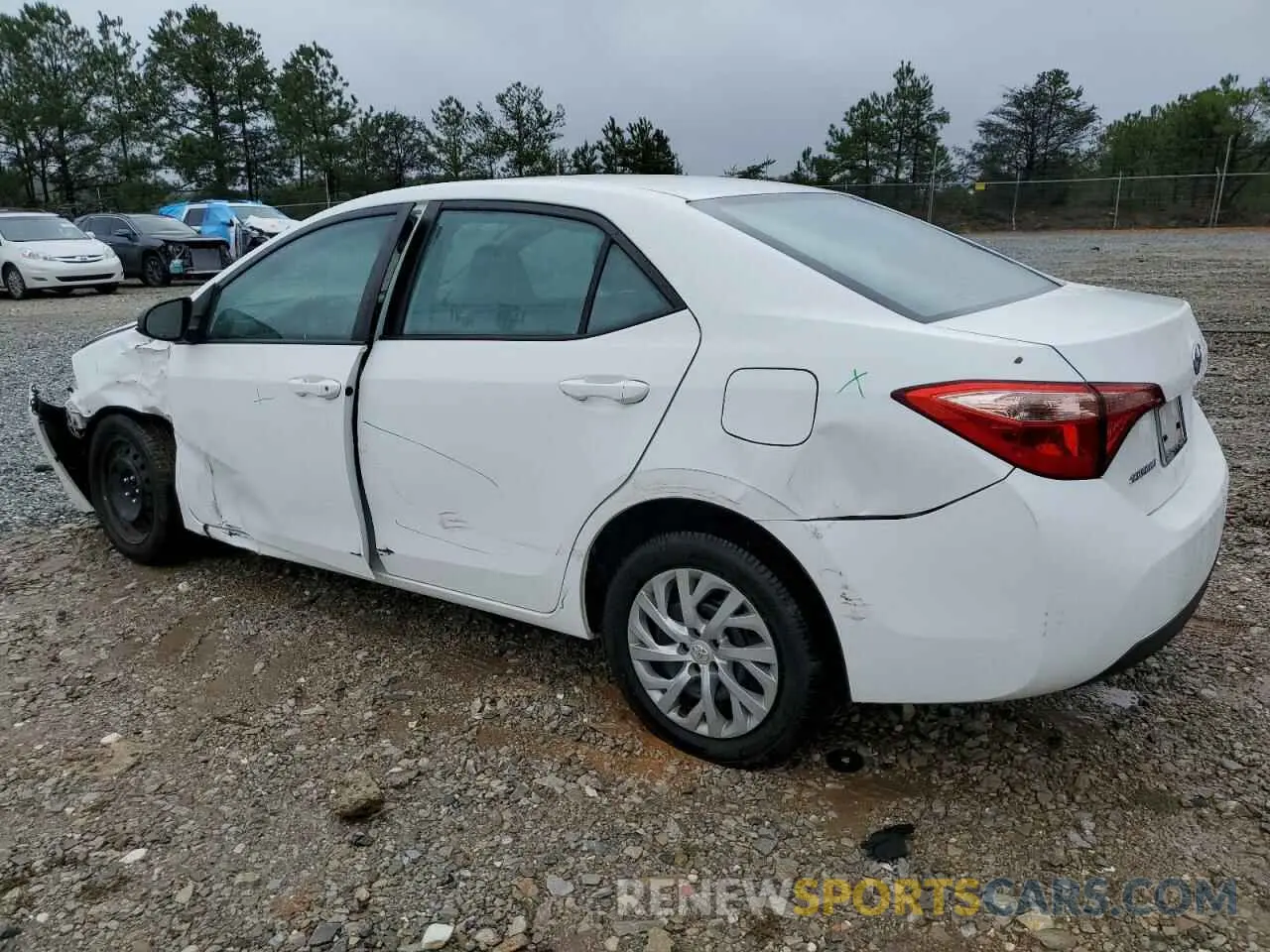2 Photograph of a damaged car 2T1BURHE0KC142794 TOYOTA COROLLA 2019