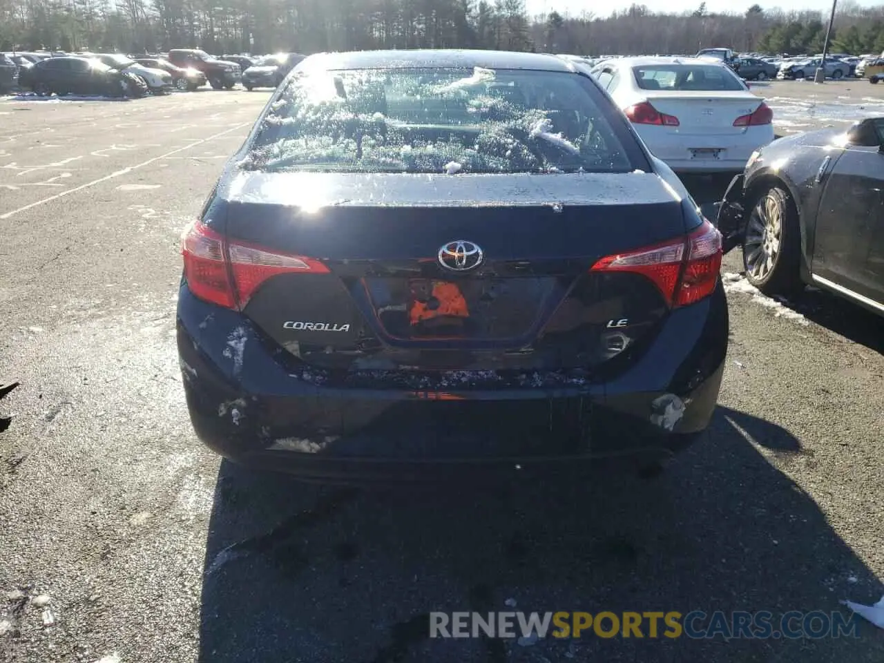 6 Photograph of a damaged car 2T1BURHE0KC143301 TOYOTA COROLLA 2019