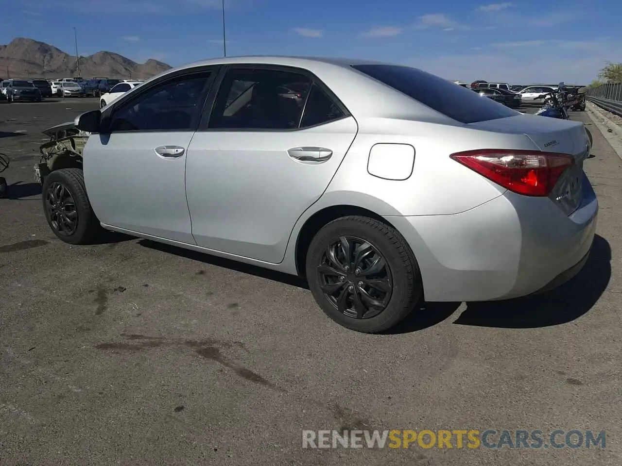 2 Photograph of a damaged car 2T1BURHE0KC147039 TOYOTA COROLLA 2019