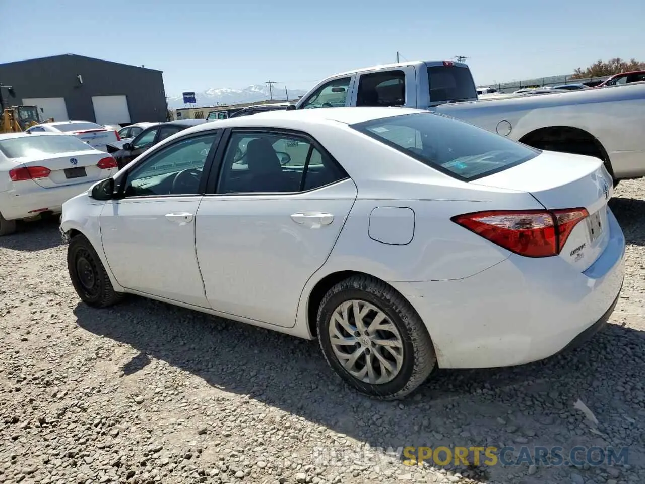 2 Photograph of a damaged car 2T1BURHE0KC151561 TOYOTA COROLLA 2019