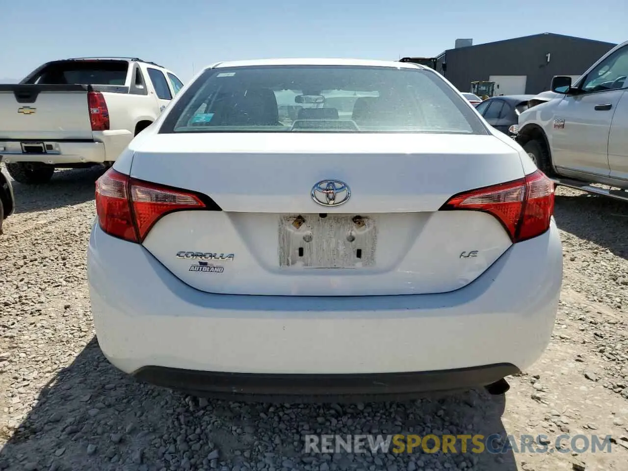 6 Photograph of a damaged car 2T1BURHE0KC151561 TOYOTA COROLLA 2019