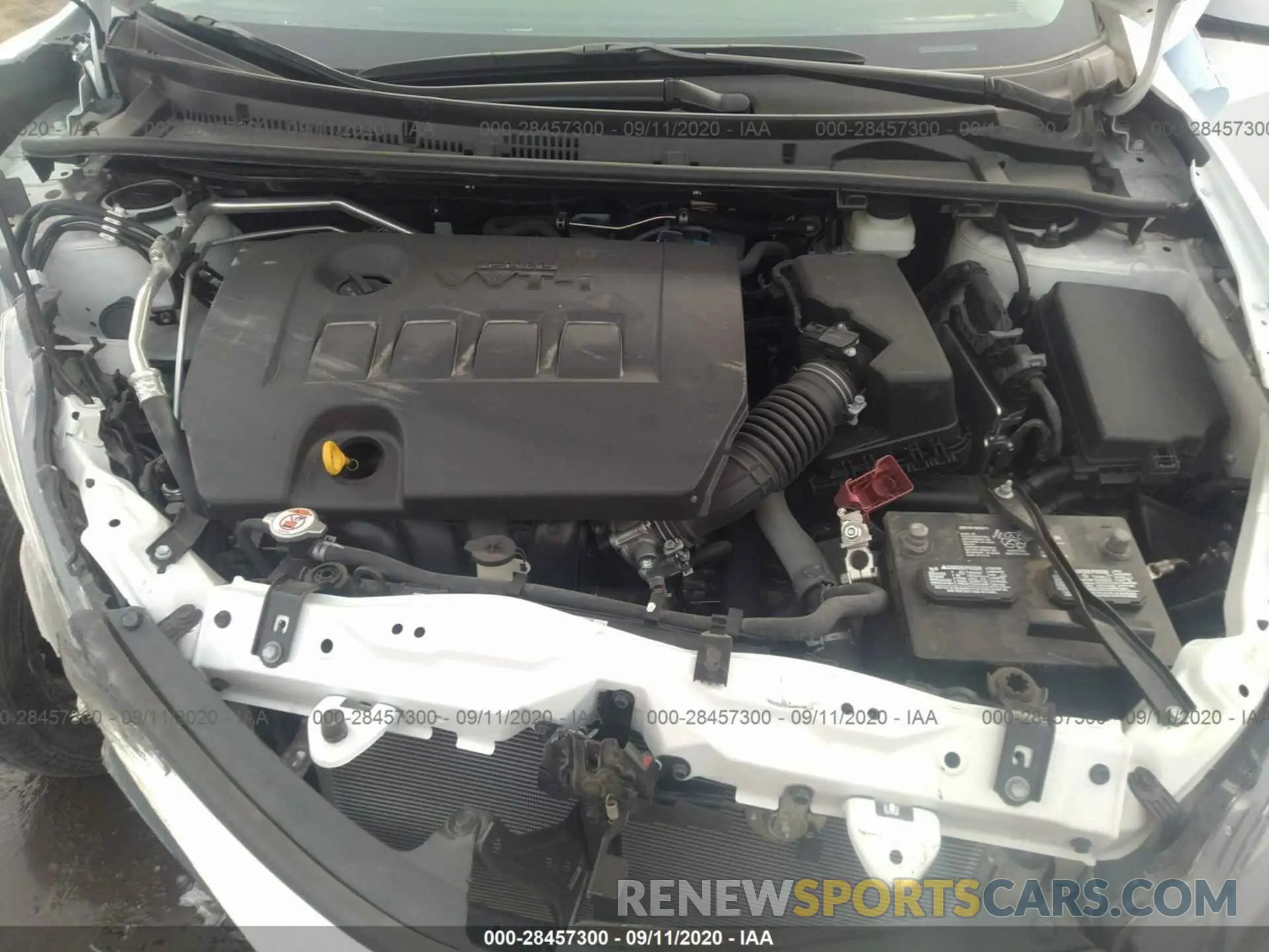 10 Photograph of a damaged car 2T1BURHE0KC152533 TOYOTA COROLLA 2019