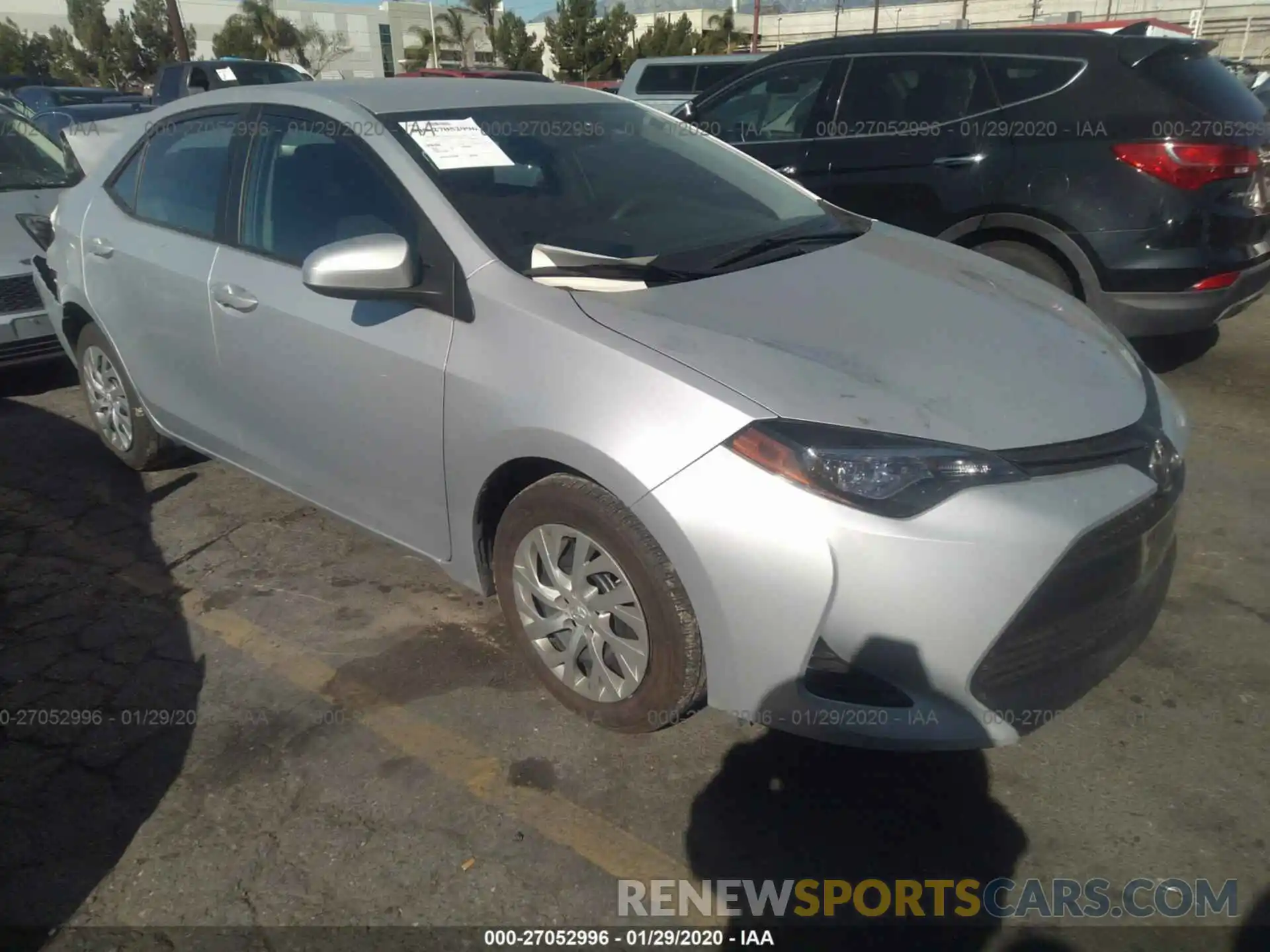 1 Photograph of a damaged car 2T1BURHE0KC157070 TOYOTA COROLLA 2019