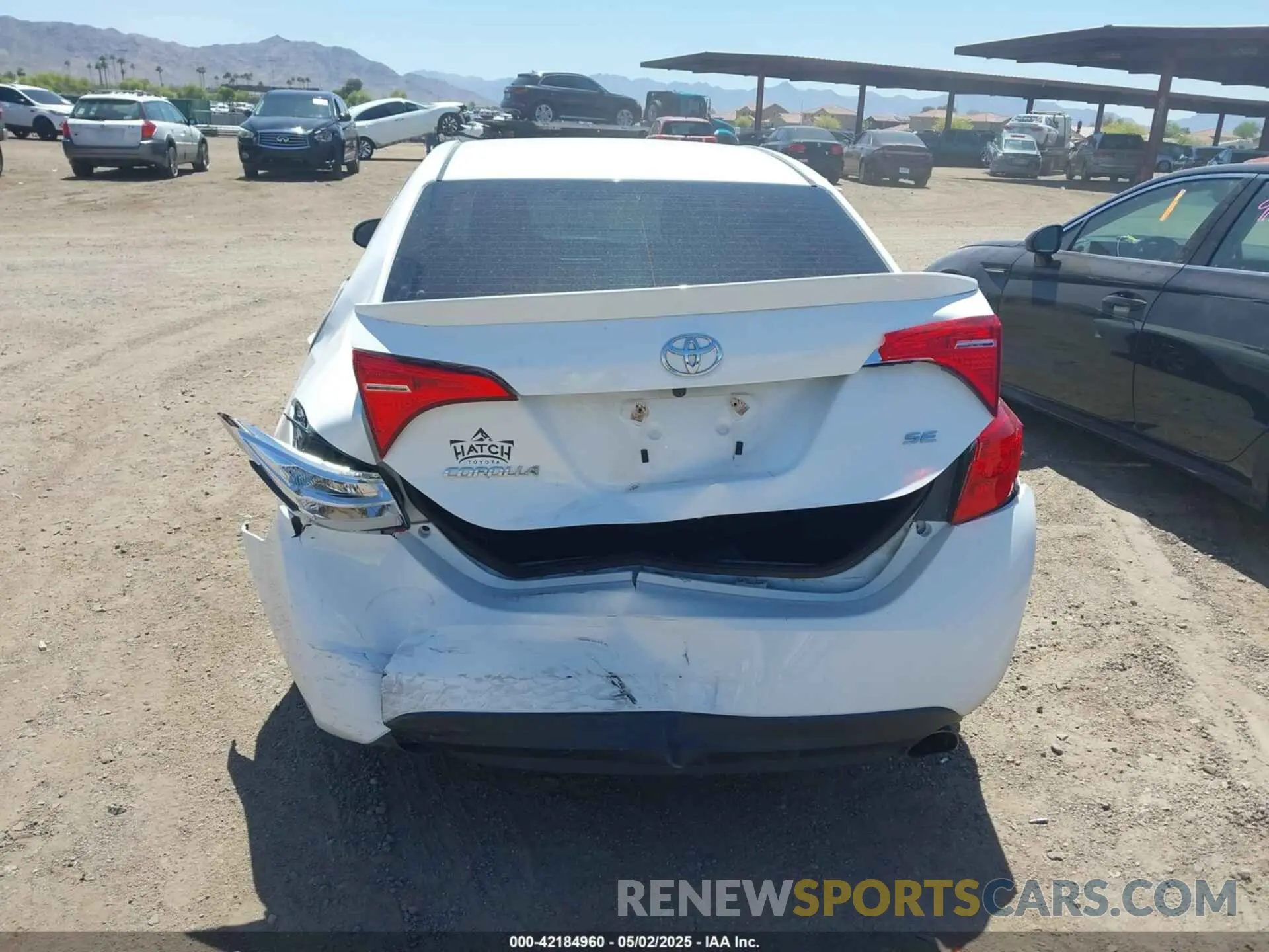6 Photograph of a damaged car 2T1BURHE0KC159529 TOYOTA COROLLA 2019