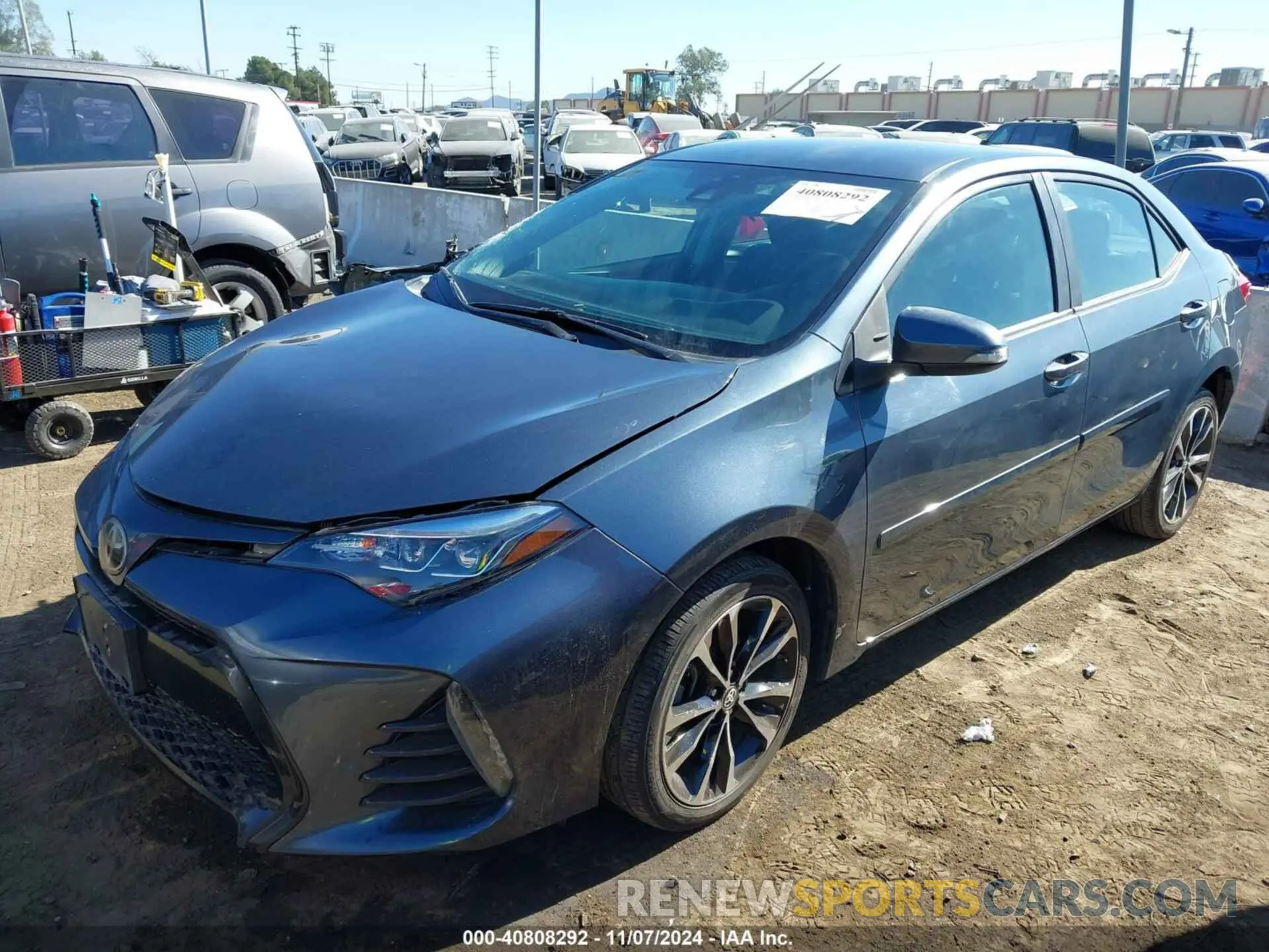 2 Photograph of a damaged car 2T1BURHE0KC160826 TOYOTA COROLLA 2019